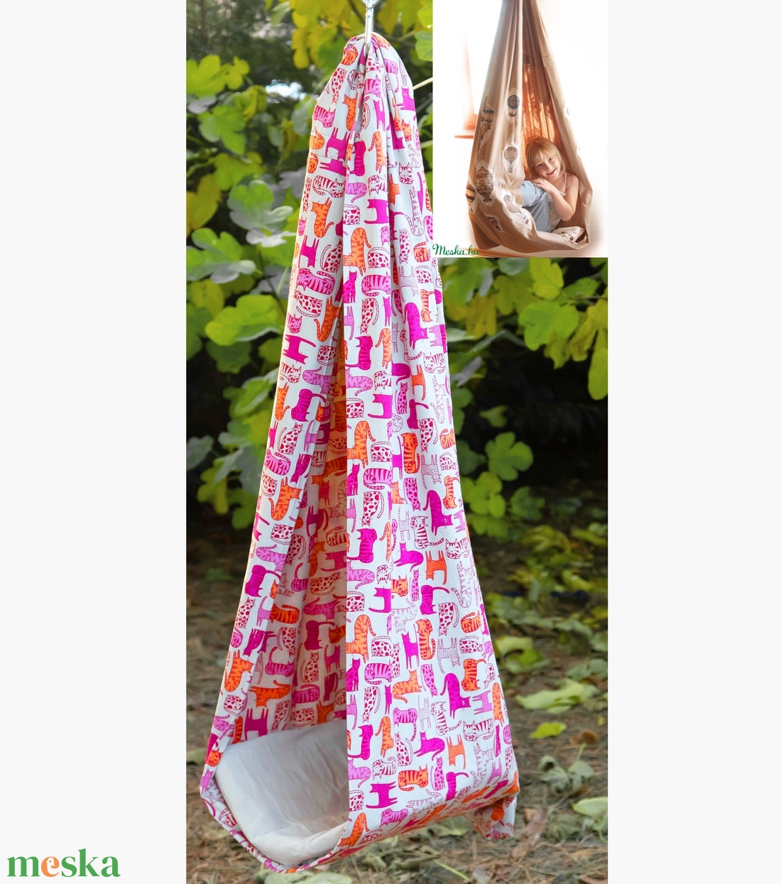 Hintakuckó - cicákkal - játék & sport - hinta & kerti játék - Meska.hu