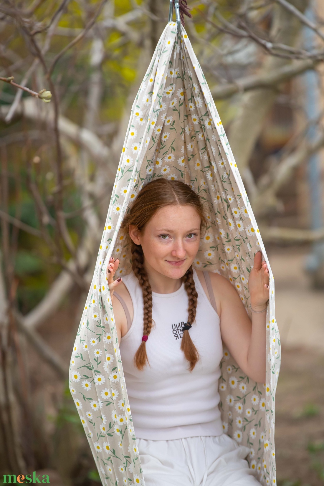 Hintakuckó - margarétás - játék & sport - hinta & kerti játék - Meska.hu