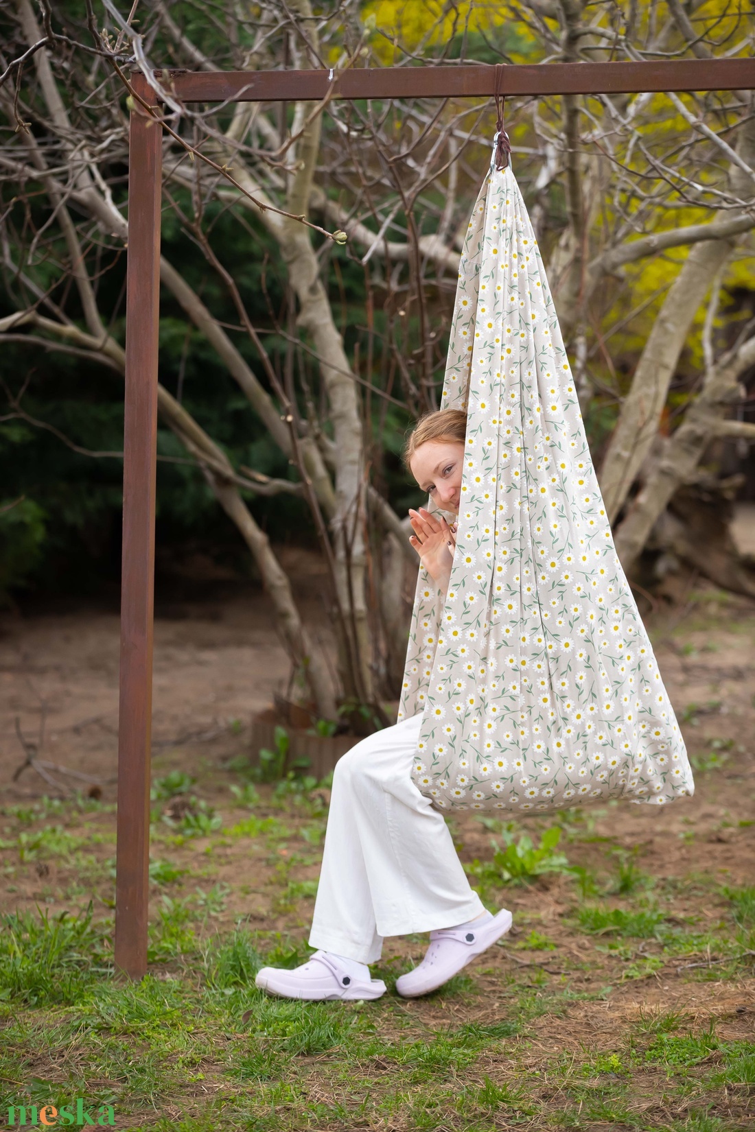 Hintakuckó - margarétás - játék & sport - hinta & kerti játék - Meska.hu