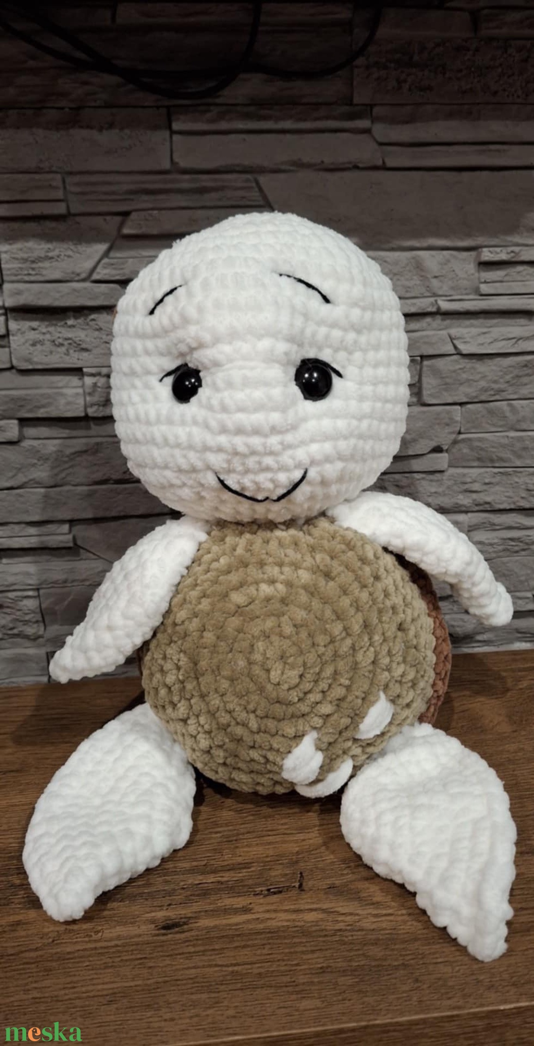 Horgolt teknős - játék & sport - plüssállat & játékfigura - más figura - Meska.hu