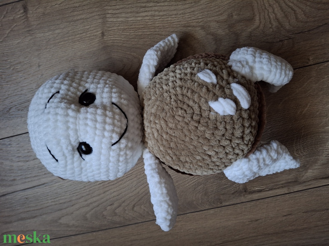 Horgolt teknős - játék & sport - plüssállat & játékfigura - más figura - Meska.hu