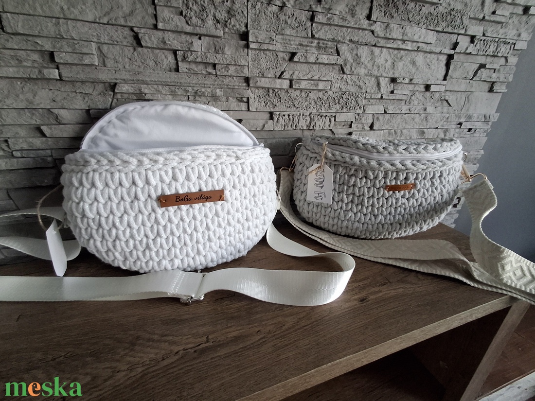 Keresztpántos/crossbody táska - táska & tok - bevásárlás & shopper táska - shopper, textiltáska, szatyor - Meska.hu