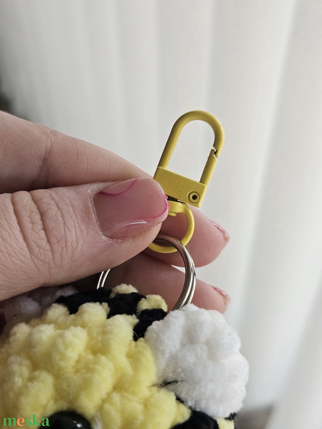 mini méhecske - kulcstartó - játék & sport - plüssállat & játékfigura - méhecske - Meska.hu