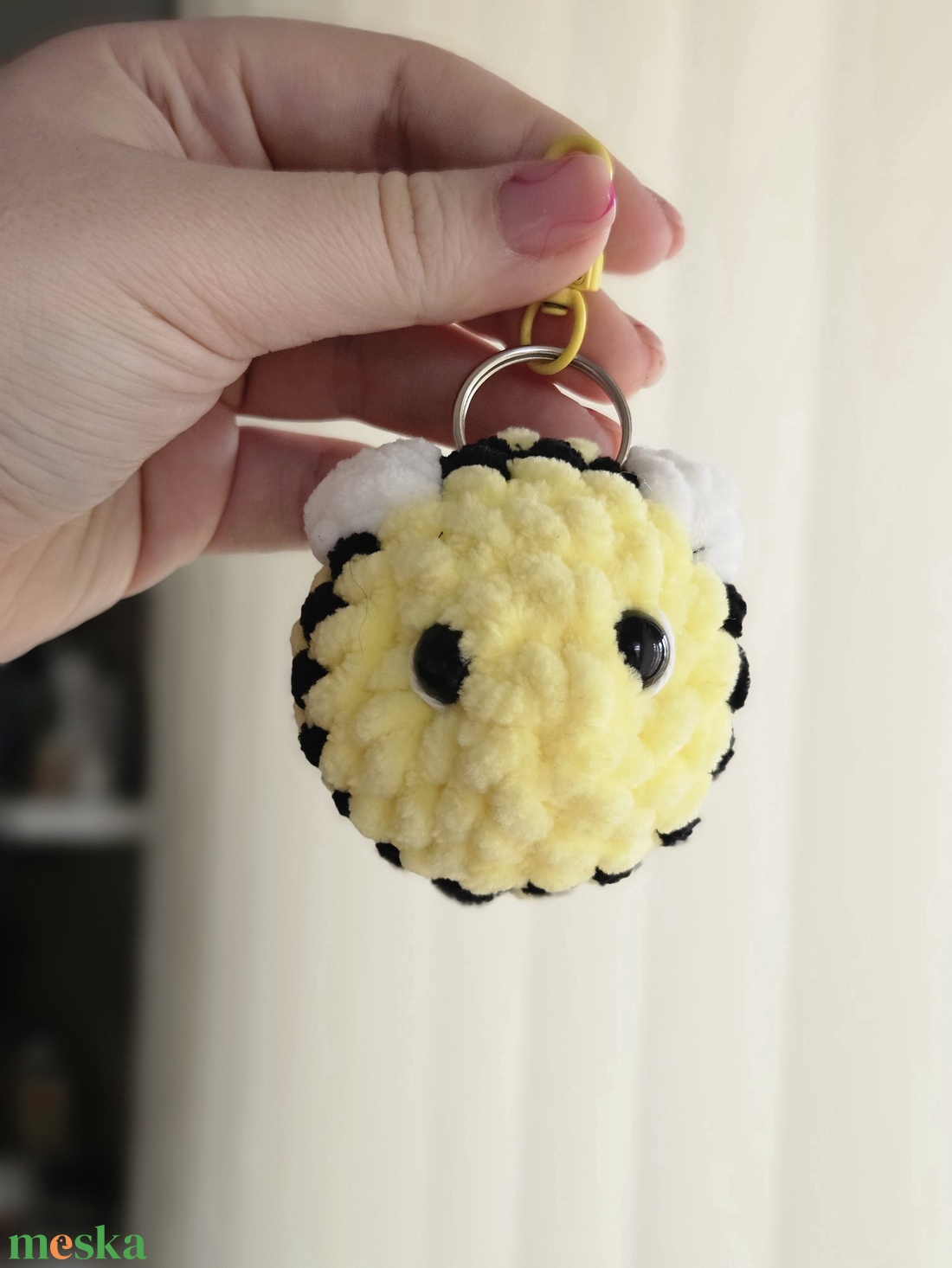 mini méhecske - kulcstartó - játék & sport - plüssállat & játékfigura - méhecske - Meska.hu