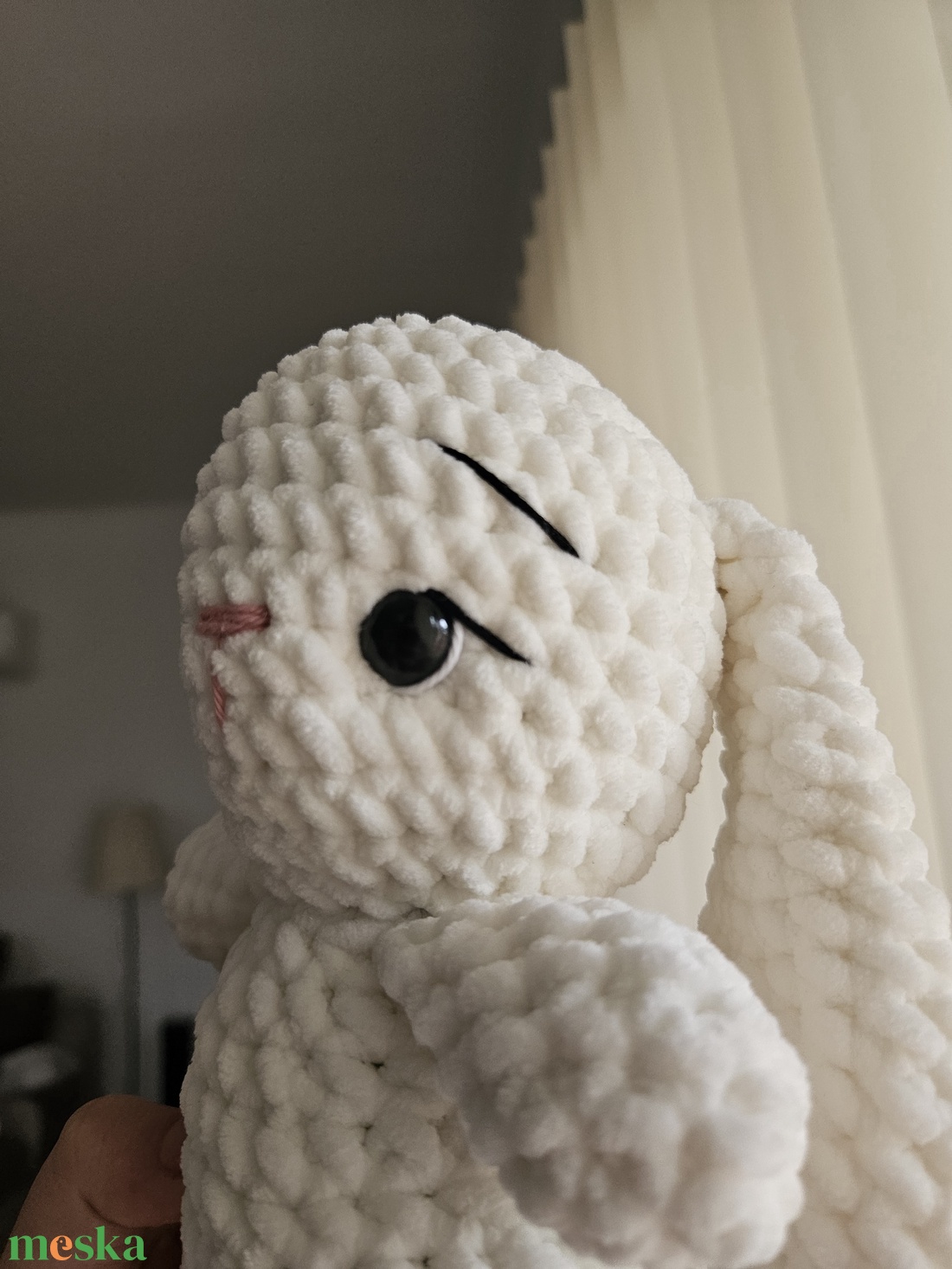 nyuszi - fehér - játék & sport - plüssállat & játékfigura - nyuszi - Meska.hu