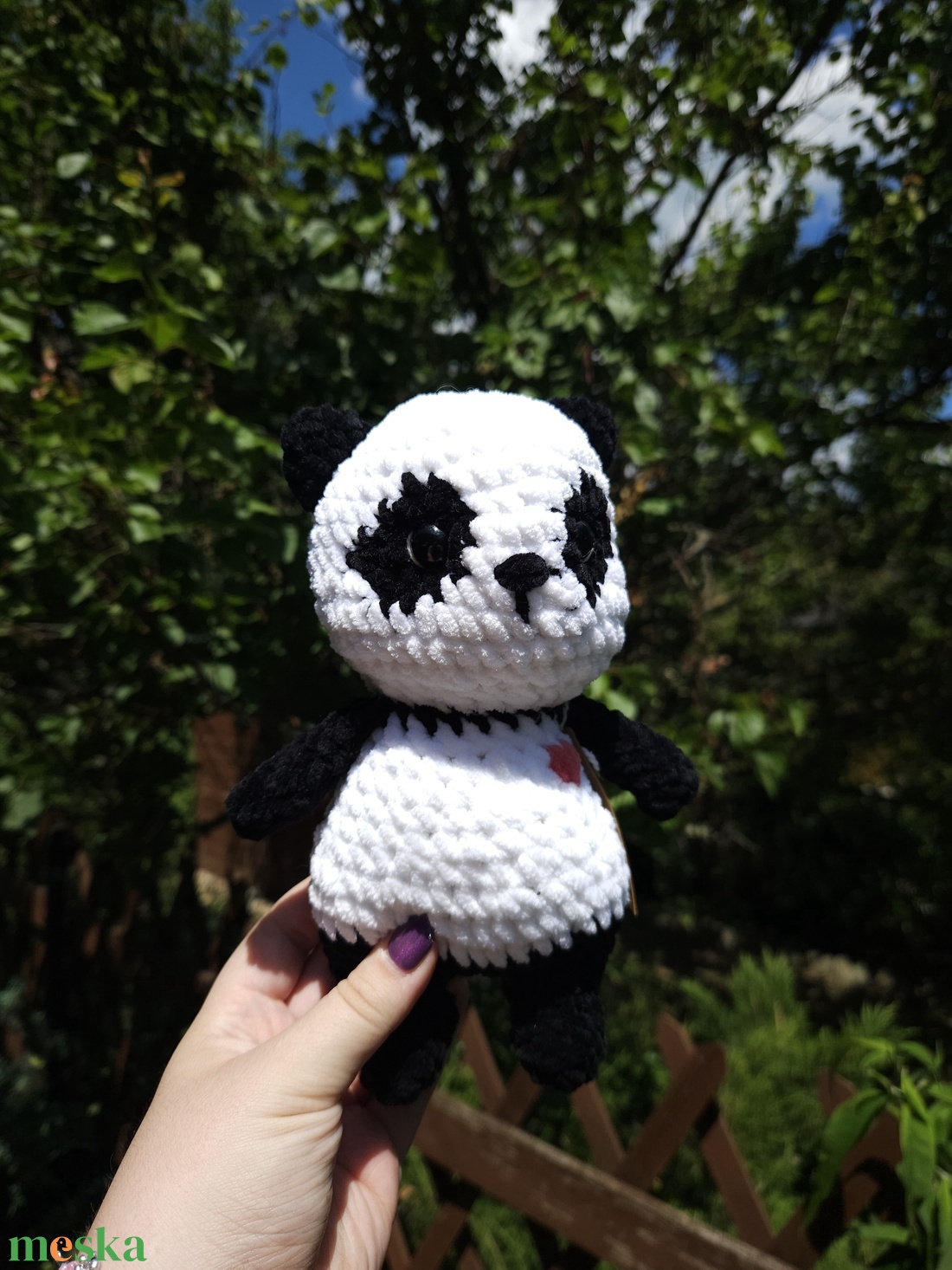 panda� - játék & sport - plüssállat & játékfigura - maci - Meska.hu