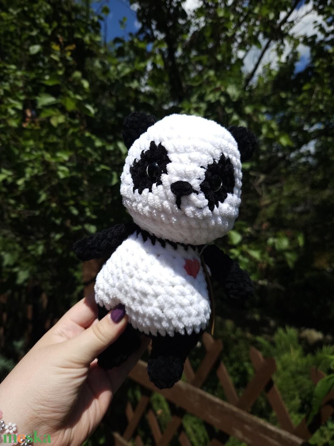 panda� - játék & sport - plüssállat & játékfigura - maci - Meska.hu