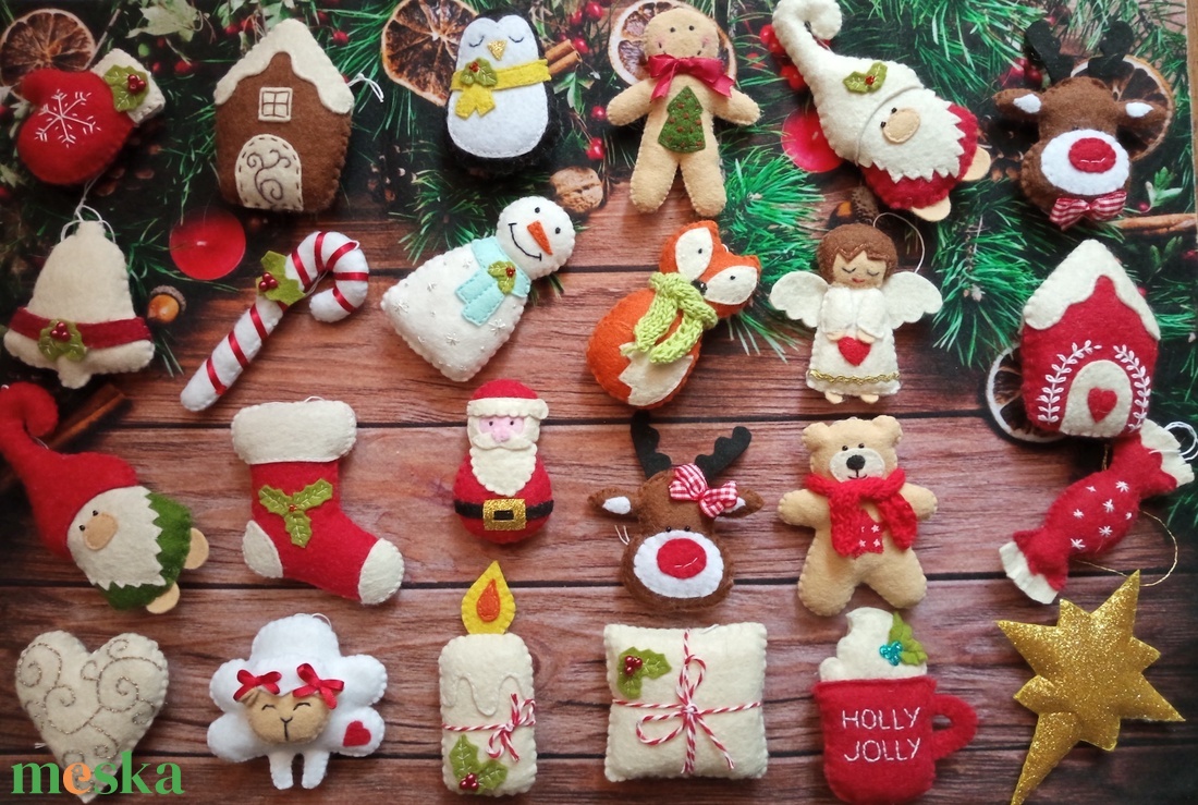 Adventi naptár, karácsonyfadíszek (24 db/csomag) - karácsony - karácsonyi lakásdekoráció - karácsonyfadíszek - Meska.hu Adventi naptár, karácsonyfadíszek (24 db/csomag) - karácsony - karácsonyi lakásdekoráció - karácsonyfadíszek - Meska.hu