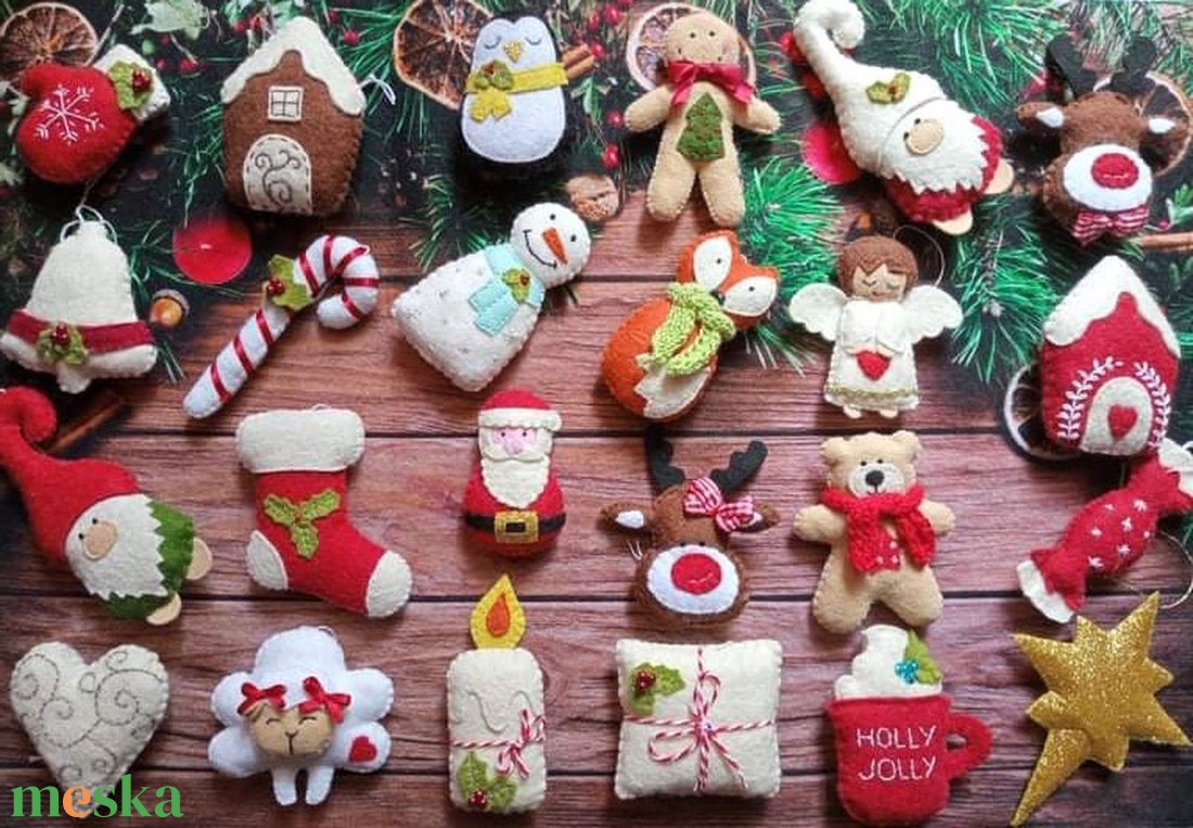 Adventi naptár, karácsonyfadíszek (24 db/csomag) - karácsony - karácsonyi lakásdekoráció - karácsonyfadíszek - Meska.hu Adventi naptár, karácsonyfadíszek (24 db/csomag) - karácsony - karácsonyi lakásdekoráció - karácsonyfadíszek - Meska.hu