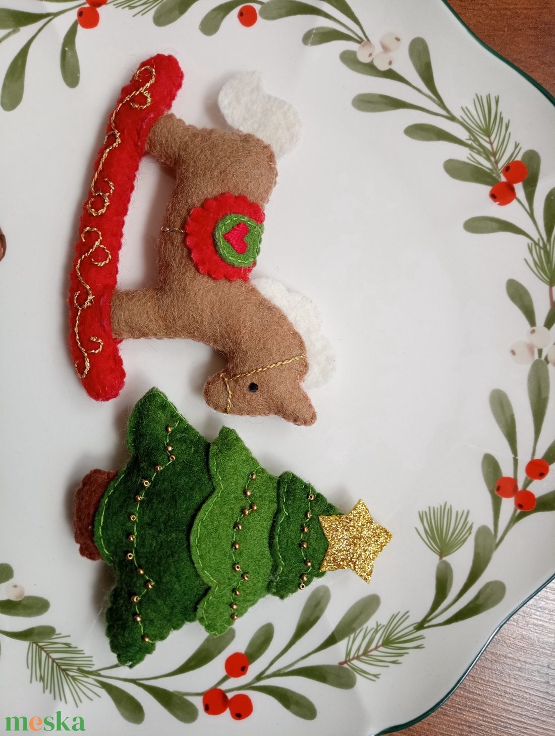 Diótörő karácsonyfadísz 4 db - karácsony - karácsonyi lakásdekoráció - karácsonyfadíszek - Meska.hu