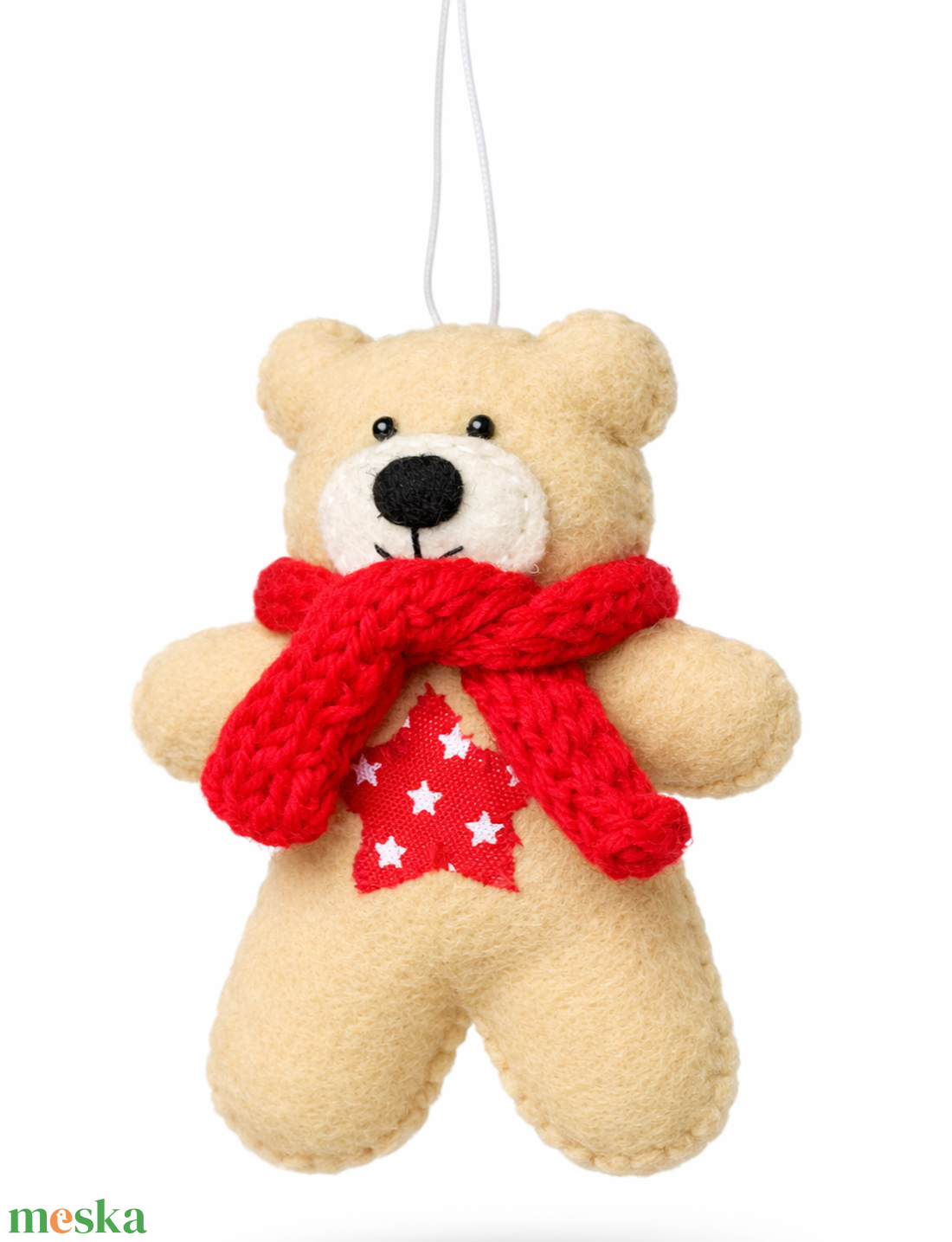 Maci karácsonyfadísz - karácsony - karácsonyi lakásdekoráció - karácsonyfadíszek - Meska.hu