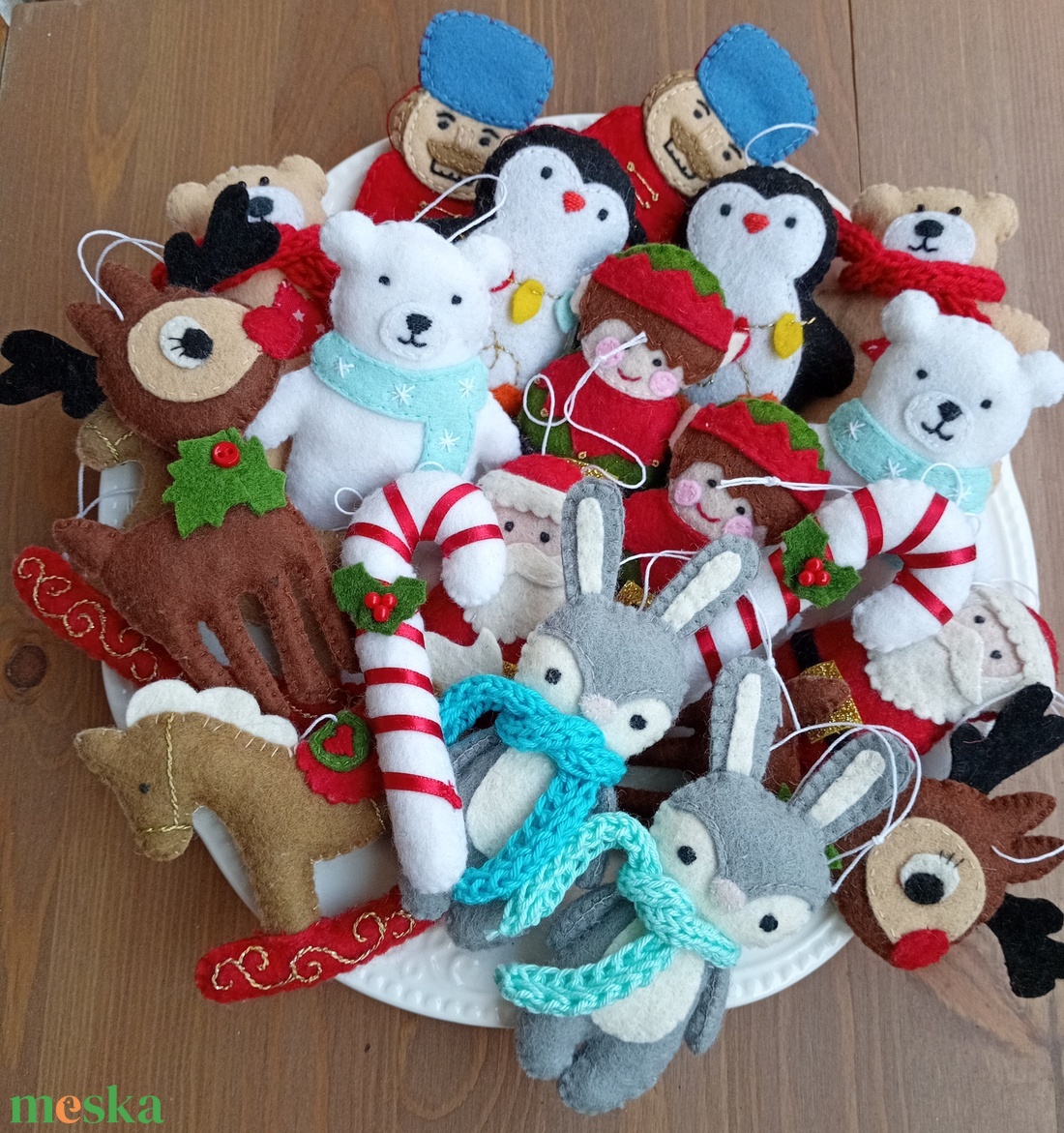 Karácsonyi díszek - karácsony - karácsonyi lakásdekoráció - karácsonyi lakásdíszek - Meska.hu