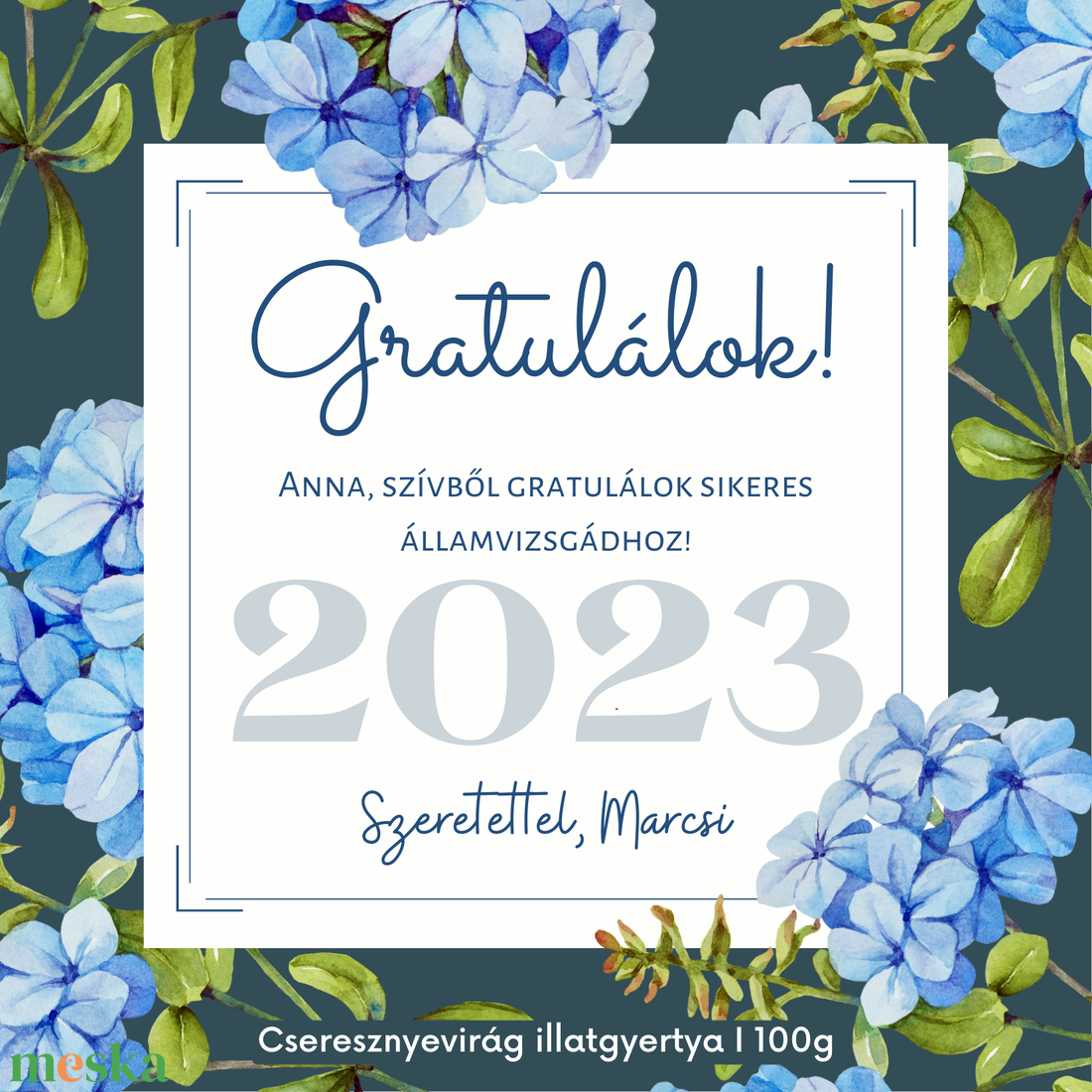 Egyedi Diplomaosztó Ajándék Gyertya 100g, Ajándék diplomaosztóra egyetemistáknak - otthon & életmód - gyertya, illat, aroma - gyertya - Meska.hu