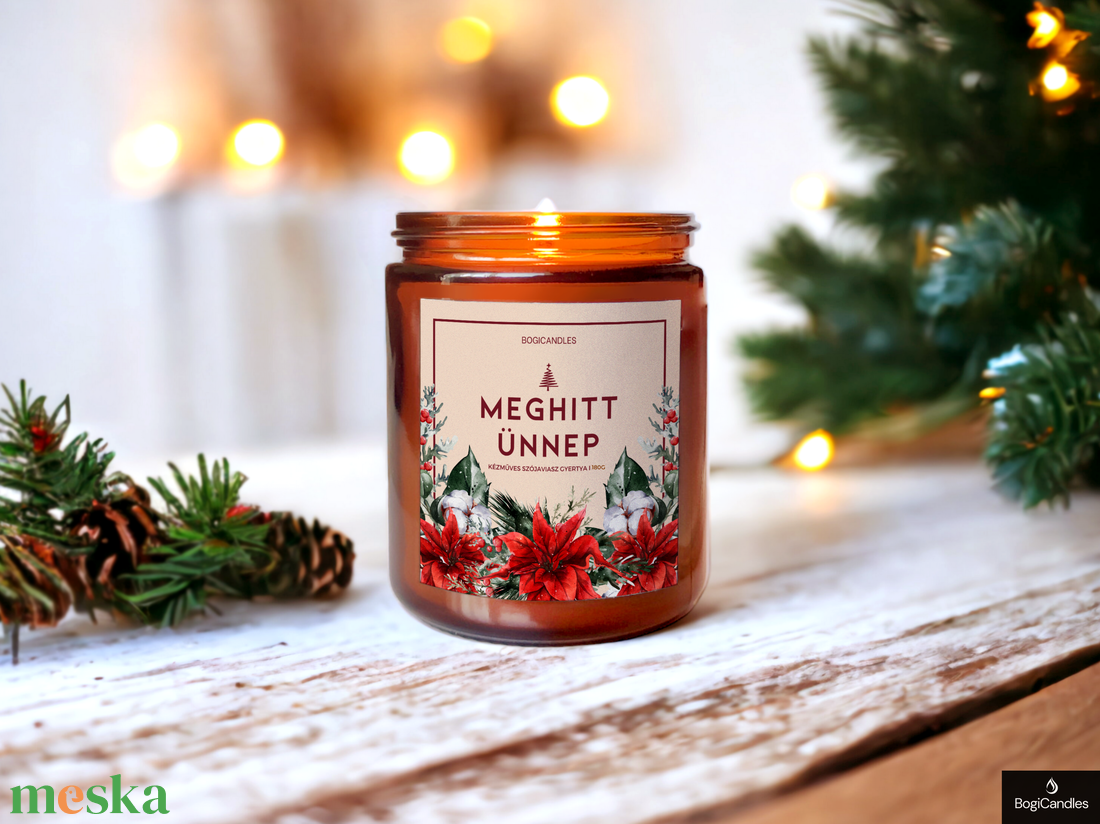 Meghitt Ünnep Illatgyertya -200g 120g, Karácsonyi szójaviasz gyertya - otthon & életmód - gyertya, illat, aroma - gyertya - Meska.hu Meghitt Ünnep Illatgyertya -200g 120g, Karácsonyi szójaviasz gyertya - otthon & életmód - gyertya, illat, aroma - gyertya - Meska.hu