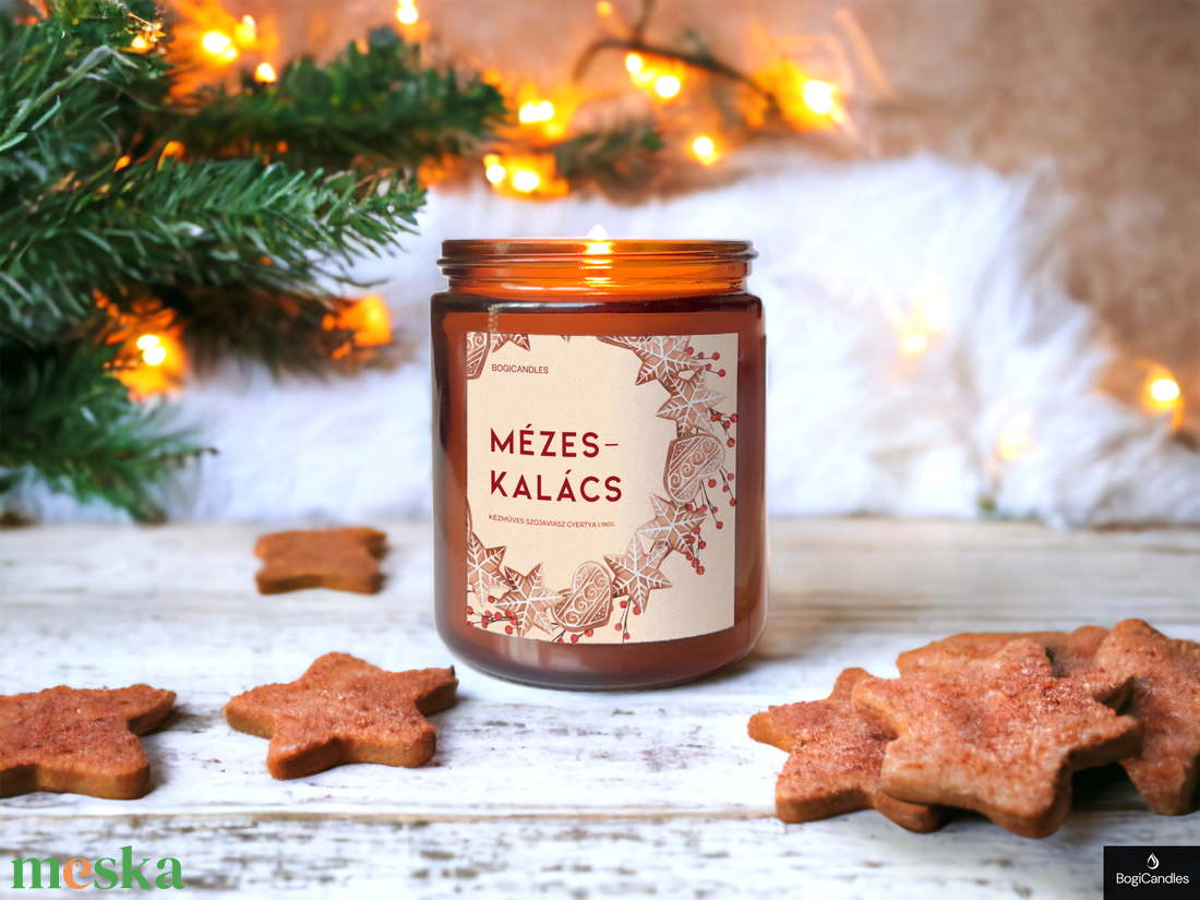 Mézeskalács Illatgyertya -200g 120g, Karácsonyi Szójaviasz gyertya - otthon & életmód - gyertya, illat, aroma - gyertya - Meska.hu Mézeskalács Illatgyertya -200g 120g, Karácsonyi Szójaviasz gyertya - otthon & életmód - gyertya, illat, aroma - gyertya - Meska.hu