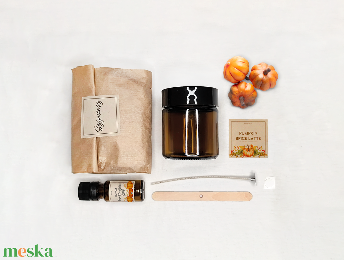 DIY Pumkin spice Illatgyertya szett, Csináld magad gyertyakészítő szett, Diy ajándék, őszi illatgyertya 120g - diy (csináld magad) - egységcsomag - Meska.hu DIY Pumkin spice Illatgyertya szett, Csináld magad gyertyakészítő szett, Diy ajándék, őszi illatgyertya 120g - diy (csináld magad) - egységcsomag - Meska.hu