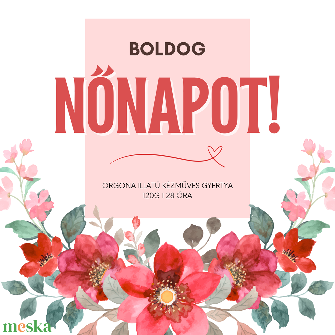 Nőnapi Illatgyertya 120g, 200g Szójaviasz gyertya Nőnapra, Nőnapi ajándék - otthon & életmód - gyertya, illat, aroma - gyertya - Meska.hu