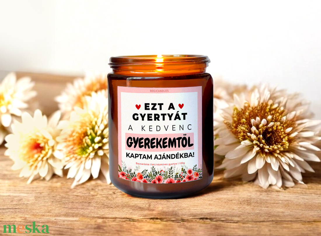 Vicces Anyák Napi Gyertya 200g, Ajándék anyának - otthon & életmód - gyertya, illat, aroma - gyertya - Meska.hu