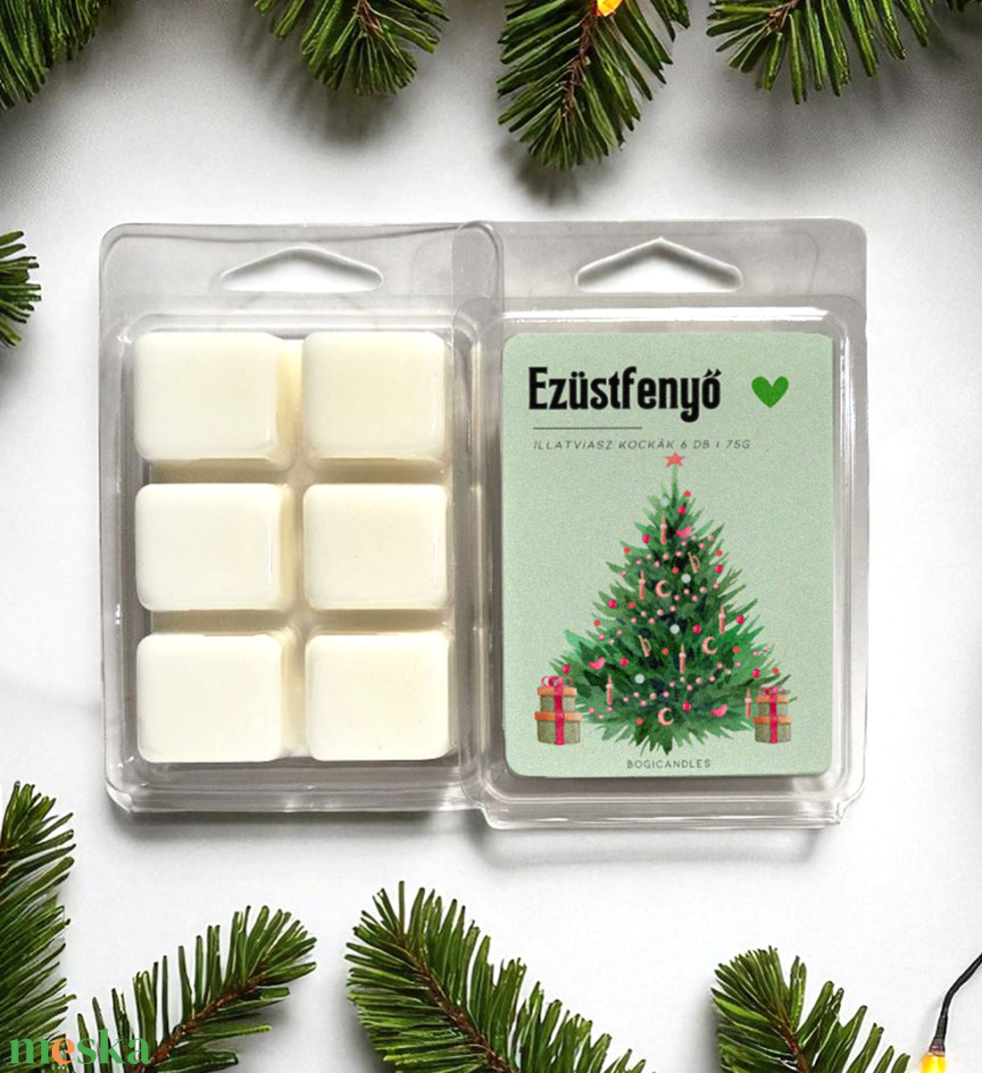 Ezüstfenyő illatviasz 75g, karácsonyi illatviasz - otthon & életmód - gyertya, illat, aroma - illatviasz - Meska.hu Ezüstfenyő illatviasz 75g, karácsonyi illatviasz - otthon & életmód - gyertya, illat, aroma - illatviasz - Meska.hu