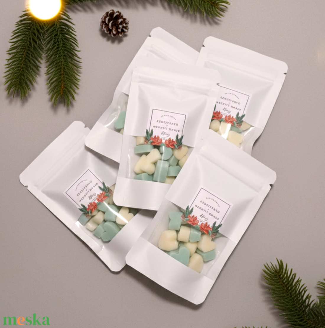Karácsonyi Illatviasz MIX 30g, illatviasz, wax melt  - otthon & életmód - gyertya, illat, aroma - illatviasz - Meska.hu