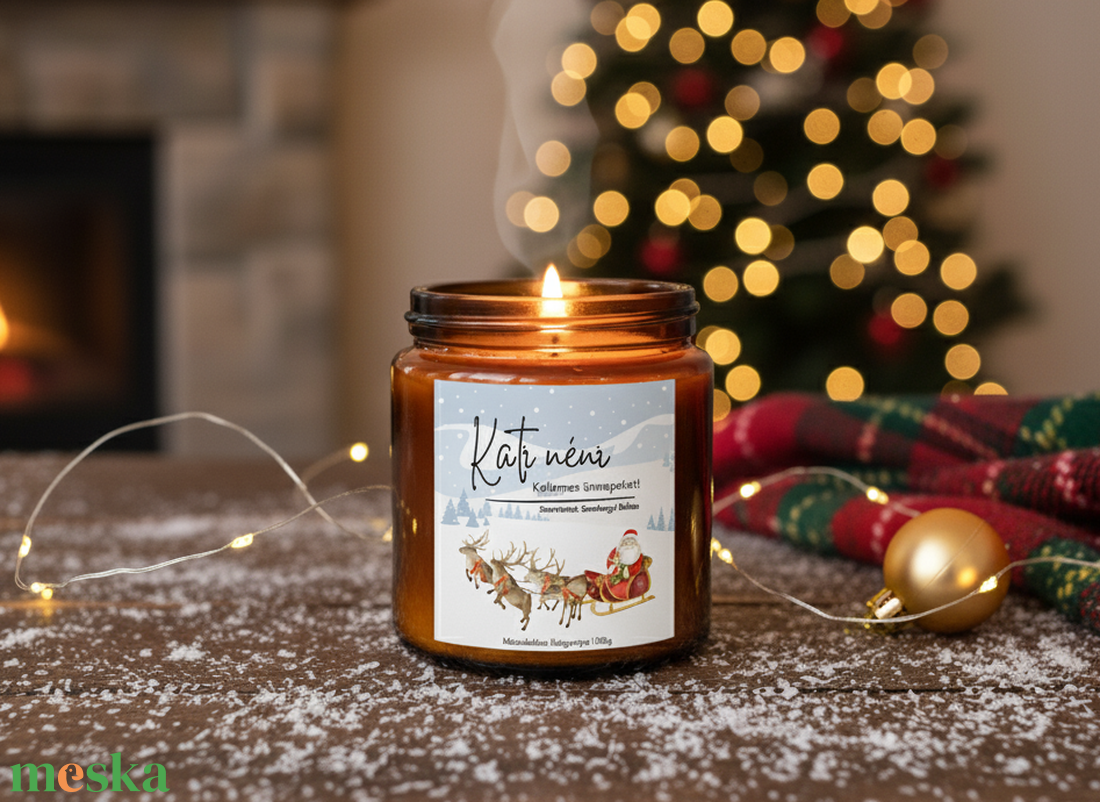 Egyedi rendelés Napraforgo11 részére - karácsony - karácsonyi lakásdekoráció - karácsonyi illatgyertya, mécses - Meska.hu