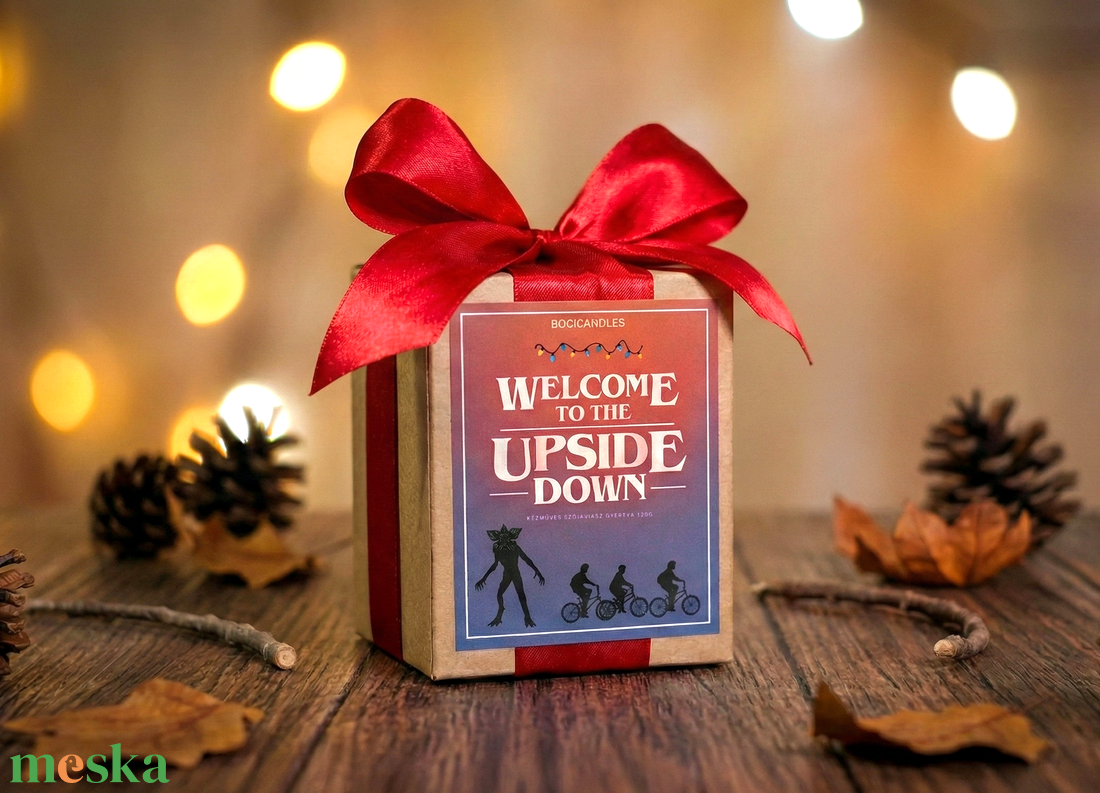 Vecna illatgyertya - 120g, Stranger Things illatgyertya, Upside down - otthon & életmód - gyertya, illat, aroma - gyertya - Meska.hu