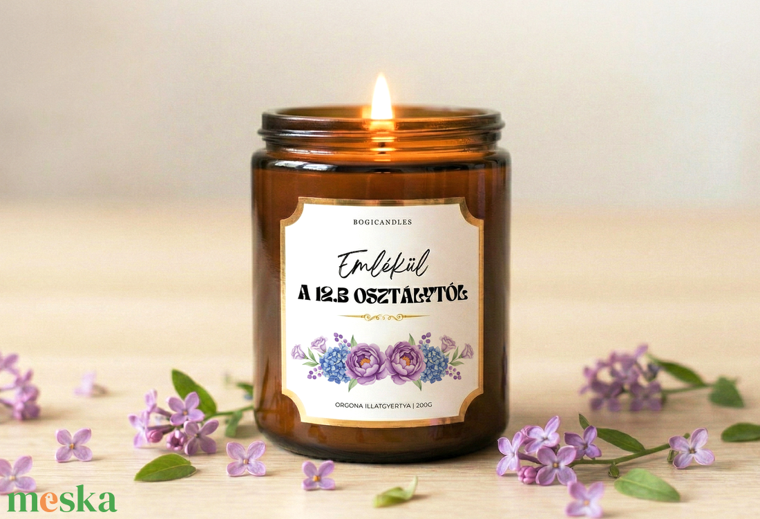 Egyedi Ballagási Illatgyertya Pedagógusoknak, Tanároknak, Ballagási ajándék 120g, 200g illatgyertya - otthon & életmód - gyertya, illat, aroma - gyertya - Meska.hu