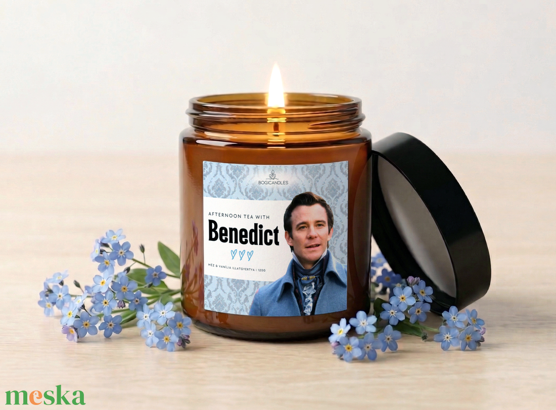 Benedict Bridgerton illatgyertya, Bridgerton illatgyertya, szójaviasz gyertya - otthon & életmód - gyertya, illat, aroma - gyertya - Meska.hu