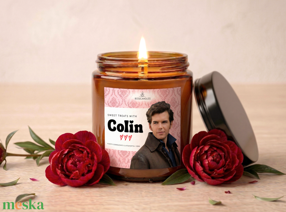 Colin Bridgerton illatgyertya, Bridgerton illatgyertya, szójaviasz gyertya - otthon & életmód - gyertya, illat, aroma - gyertya - Meska.hu