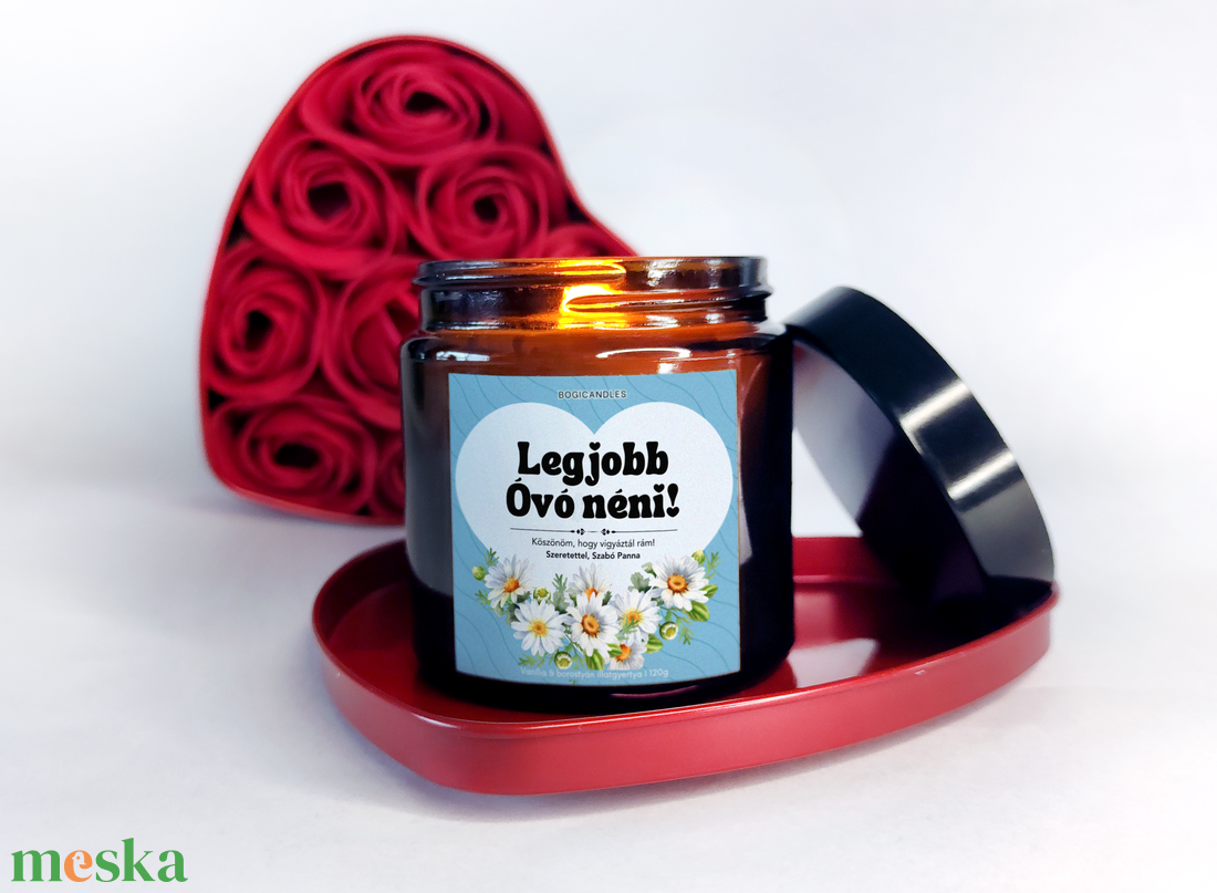 Legjobb Óvó néni gyertya 120g, Köszönőajándék Óvónőknek, Tanároknak ballagásra, búcsúajándék - otthon & életmód - gyertya, illat, aroma - gyertya - Meska.hu