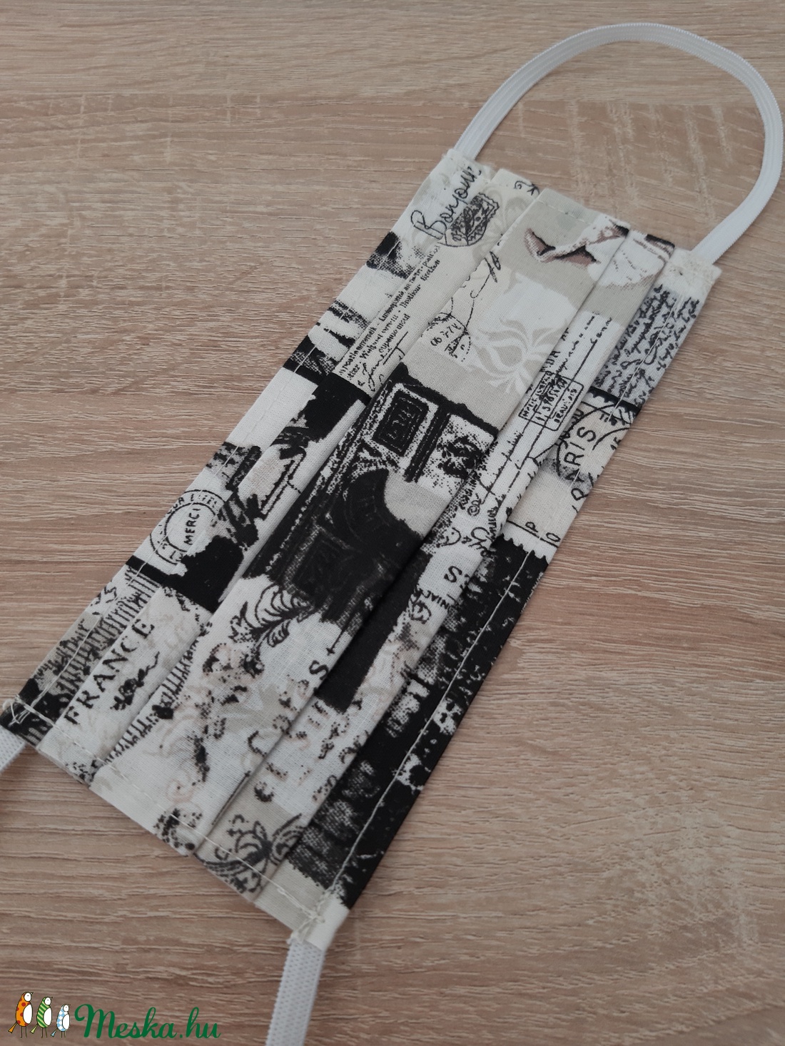 Női textil arcmaszk - vintage mintával - női - női - Meska.hu