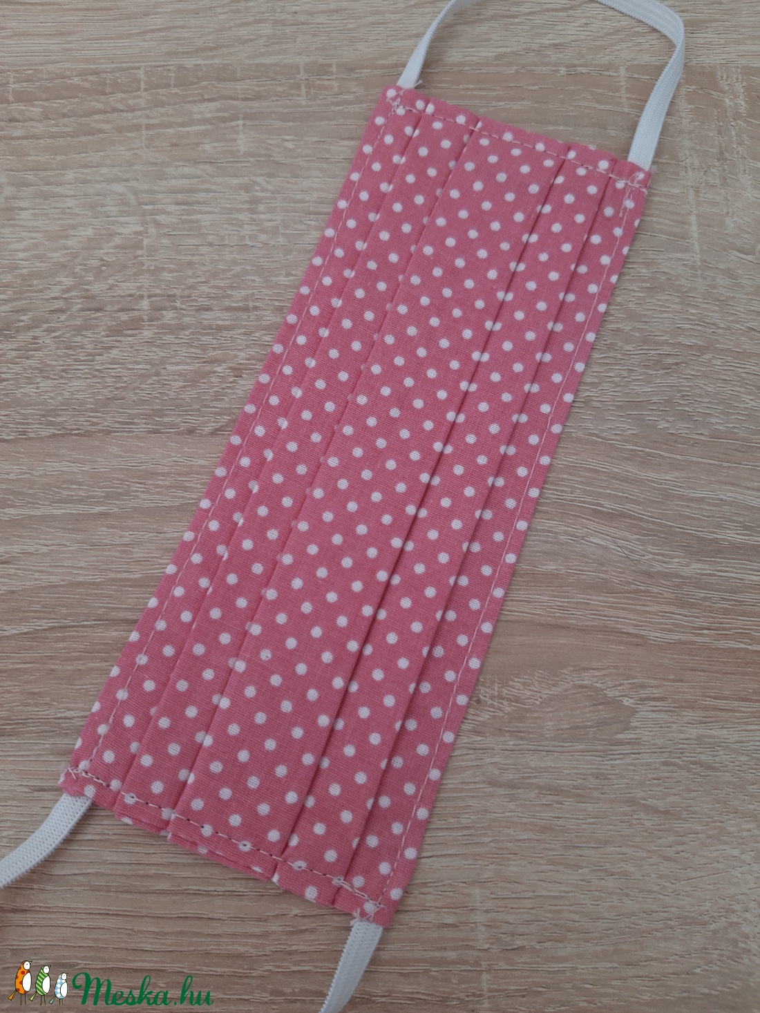 Női textil arcmaszk - pasztell málnaszín, pöttyös - maszk, arcmaszk - női - Meska.hu Női textil arcmaszk - pasztell málnaszín, pöttyös - maszk, arcmaszk - női - Meska.hu