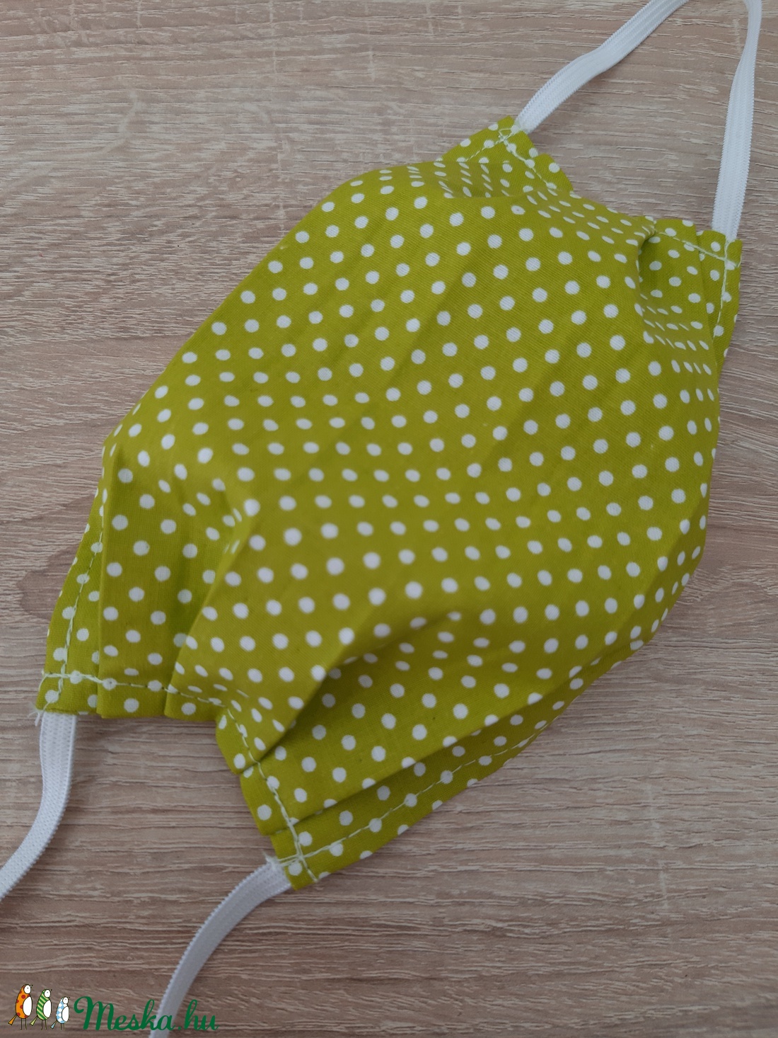 Női textil arcmaszk - zöld, pöttyös - maszk, arcmaszk - női - Meska.hu Női textil arcmaszk - zöld, pöttyös - maszk, arcmaszk - női - Meska.hu