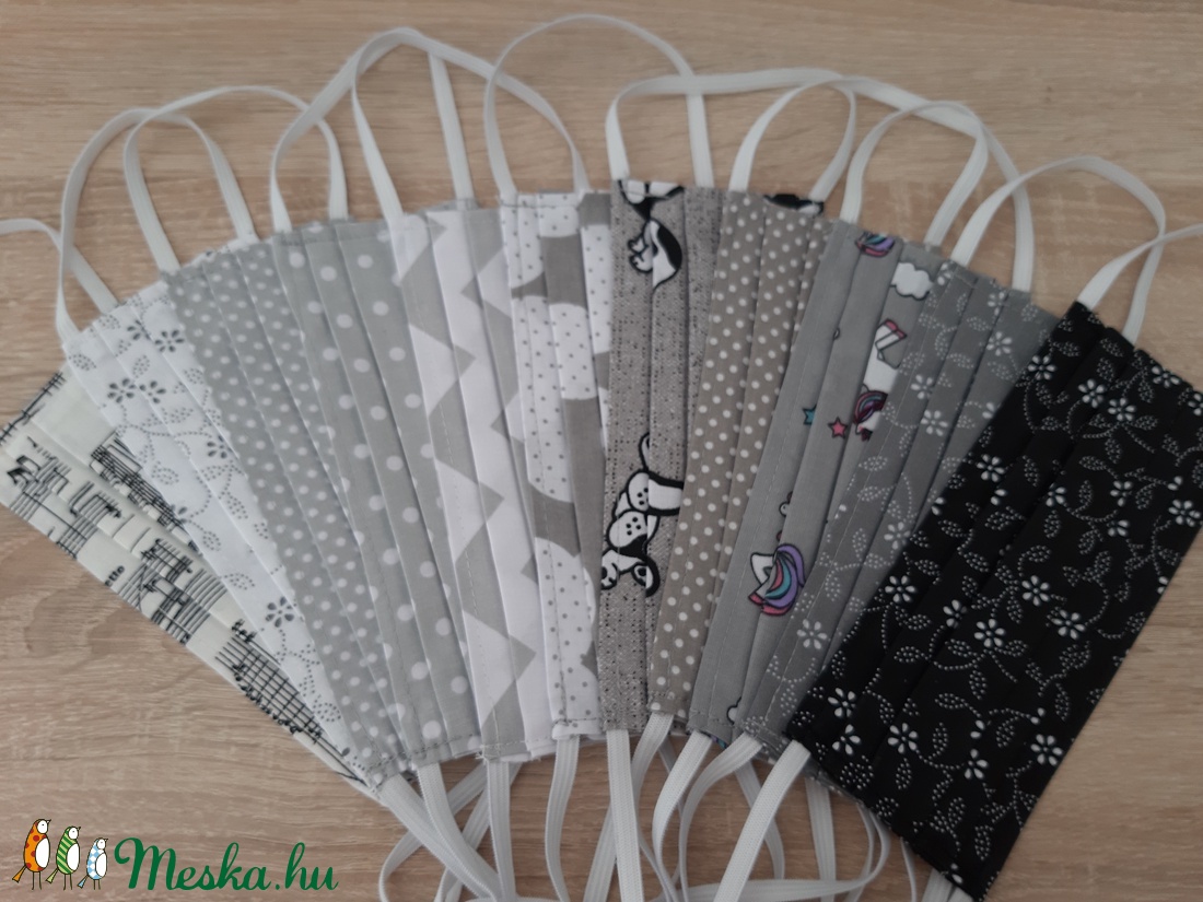 Női textil arcmaszk - szürke, egeres - maszk, arcmaszk - női - Meska.hu Női textil arcmaszk - szürke, egeres - maszk, arcmaszk - női - Meska.hu