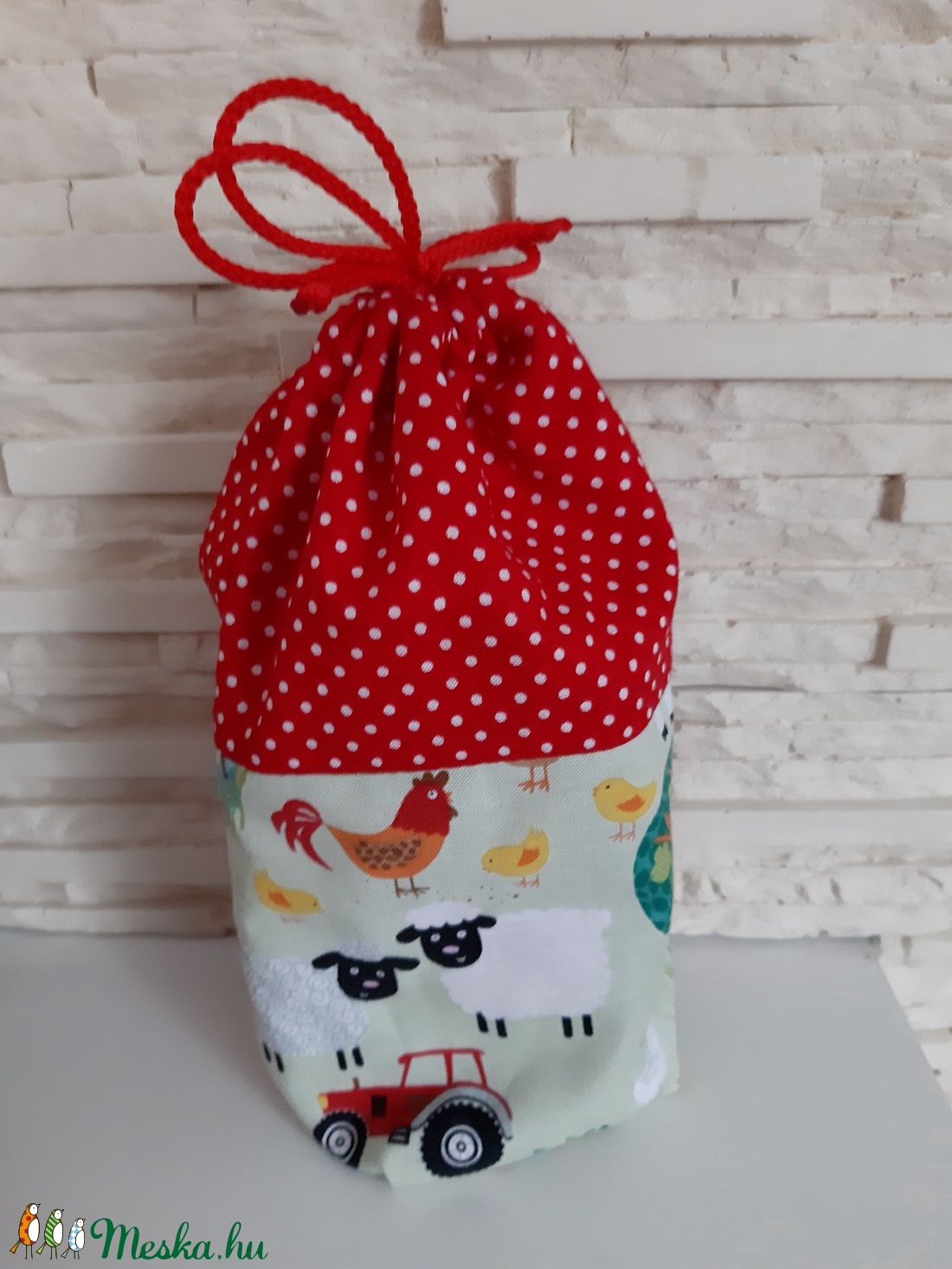 Memória játék - Élet a farmon (piros színben) - játék & sport - táblajáték és kártyajáték - Meska.hu