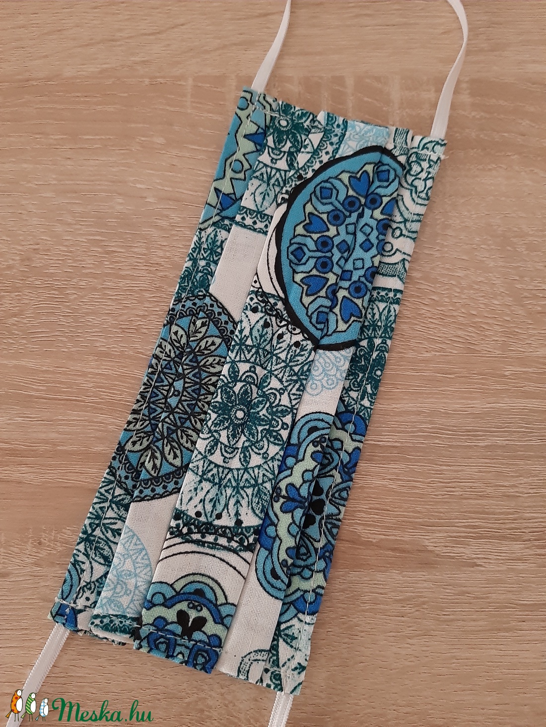 Drótos textil arcmaszk hölgyeknek - mandalás, kék árnyalatokban - maszk, arcmaszk - női - Meska.hu Drótos textil arcmaszk hölgyeknek - mandalás, kék árnyalatokban - maszk, arcmaszk - női - Meska.hu