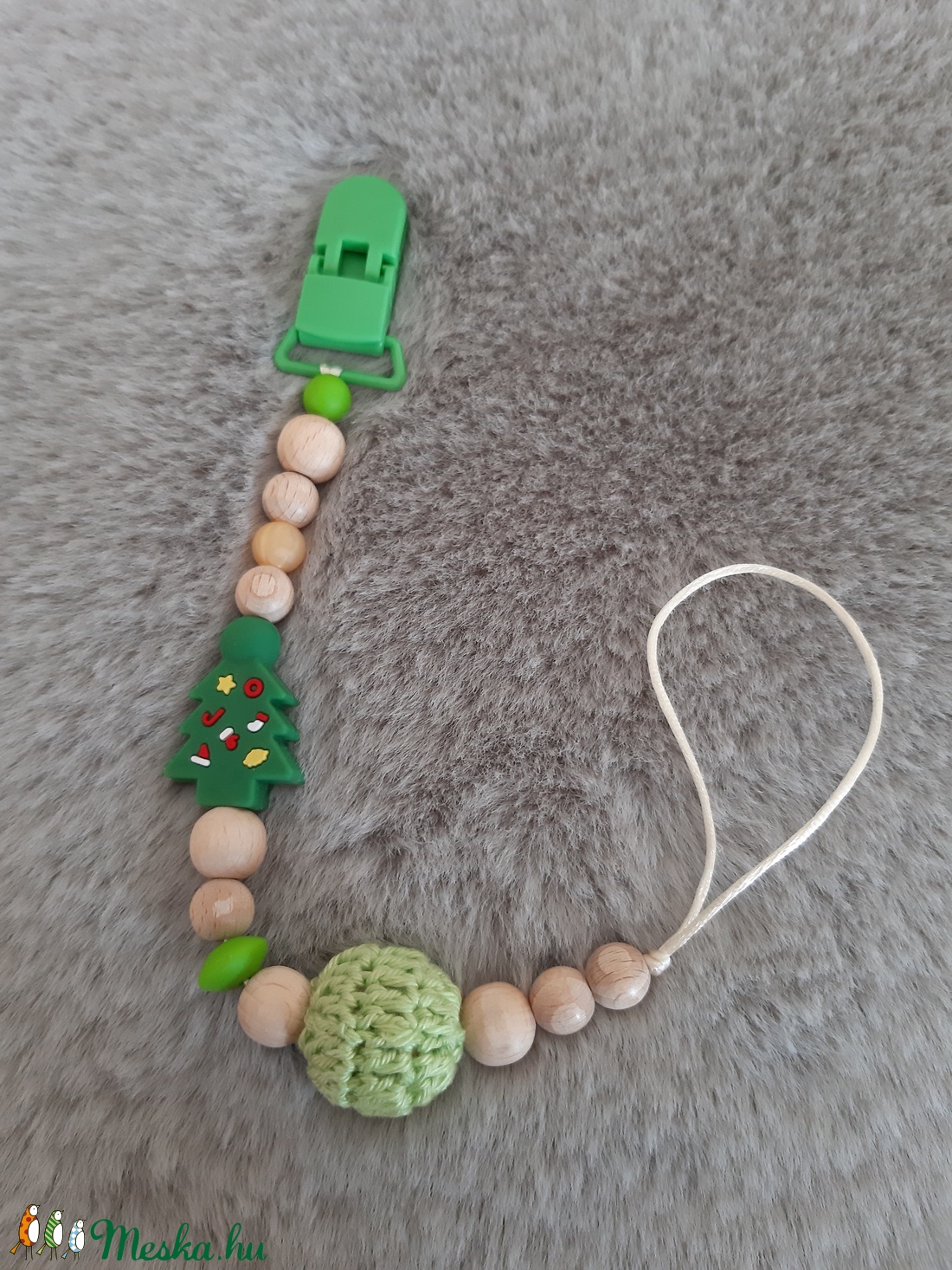 Karácsonyi baba szett - fenyőfa és réni - játék & sport - 3 éves kor alattiaknak - alvóka & rongyi - Meska.hu