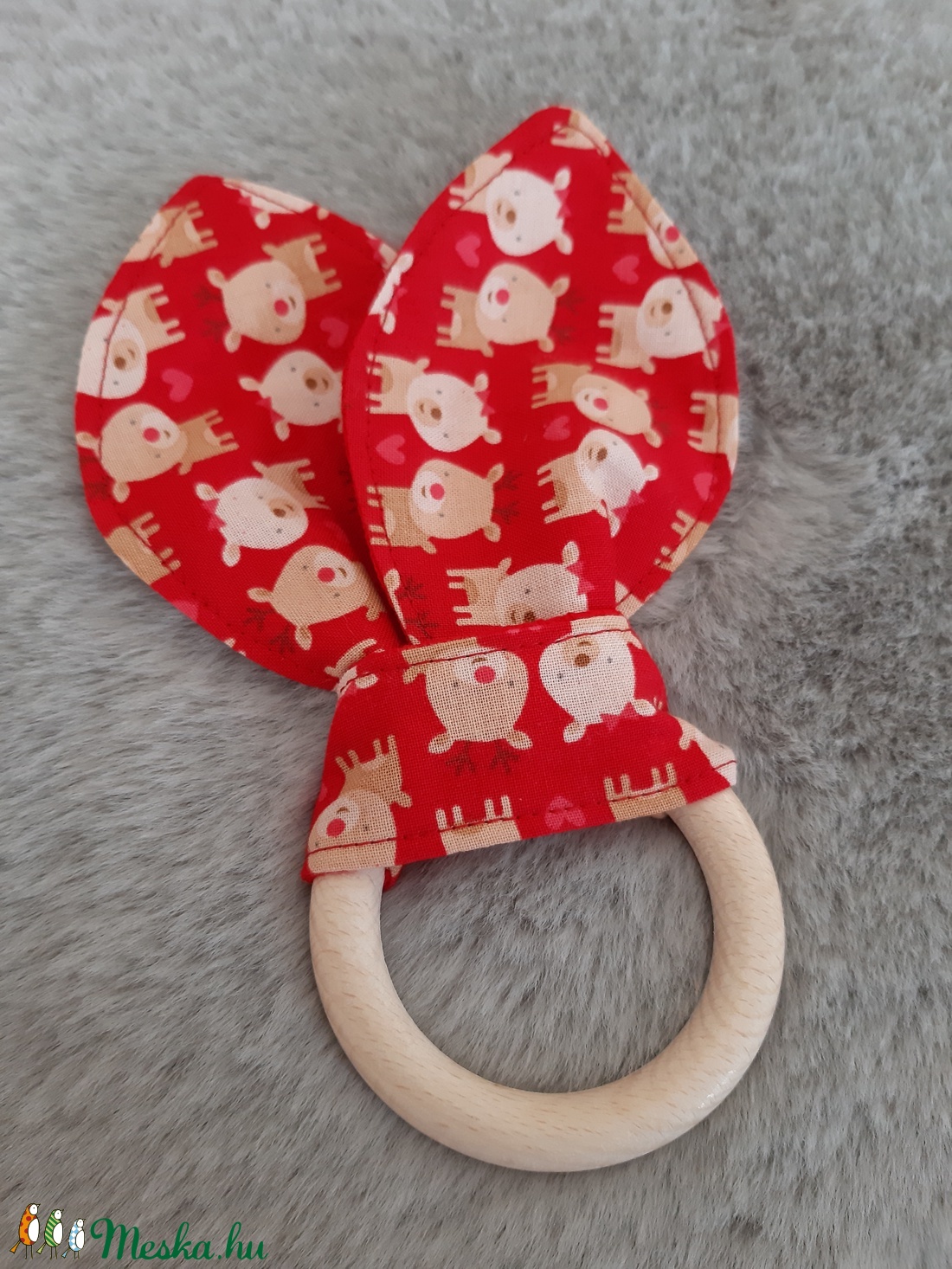 Karácsonyi baba szett - fenyőfa és réni - játék & sport - 3 éves kor alattiaknak - alvóka & rongyi - Meska.hu