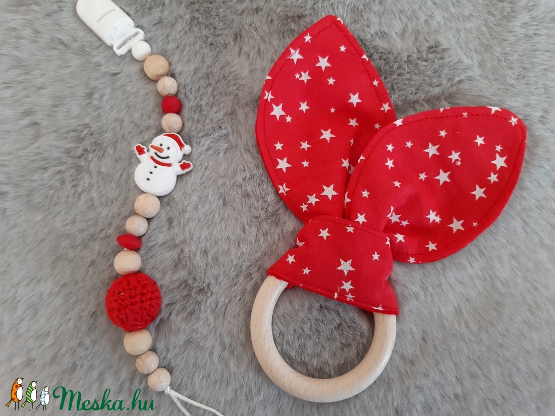 Karácsonyi baba szett - manók és hóember - játék & sport - 3 éves kor alattiaknak - alvóka & rongyi - Meska.hu