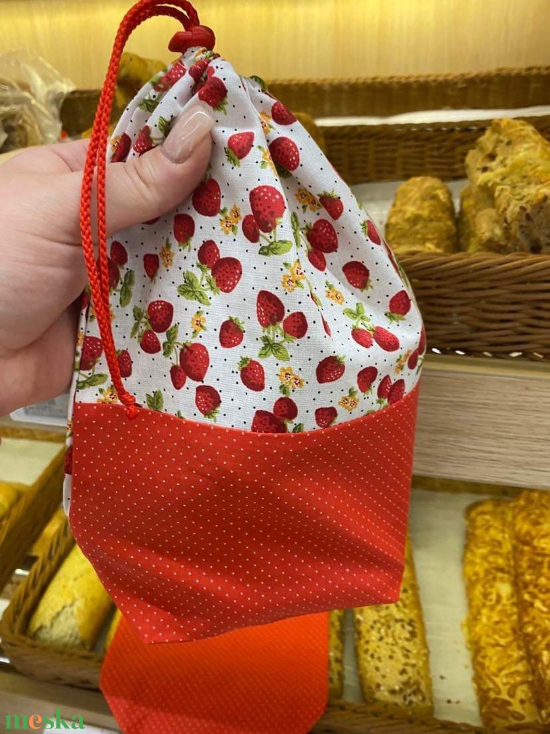 Bármitartó zsákocska szett - tengeres, sötétkék - táska & tok - bevásárlás & shopper táska - shopper, textiltáska, szatyor - Meska.hu