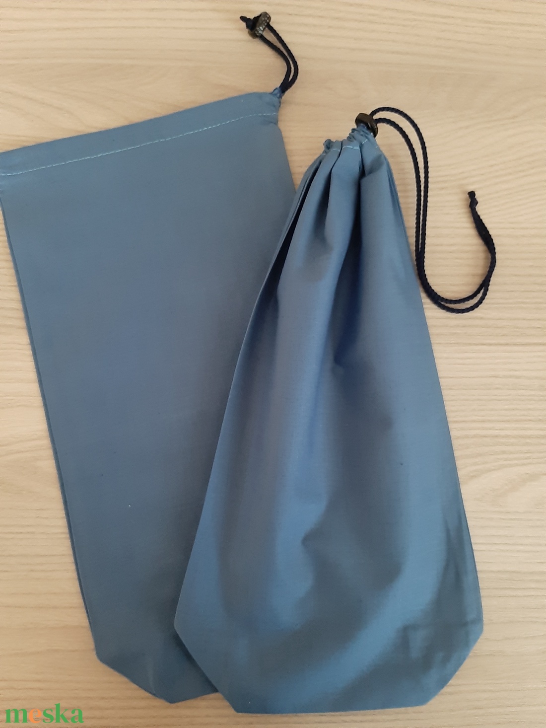 Bármitartó zsákocska szett - farmerkék - táska & tok - bevásárlás & shopper táska - shopper, textiltáska, szatyor - Meska.hu