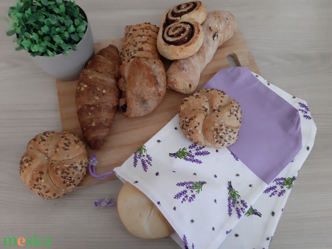 Bármitartó zsákocska szett - levendulás, lila színvilágban - táska & tok - bevásárlás & shopper táska - shopper, textiltáska, szatyor - Meska.hu