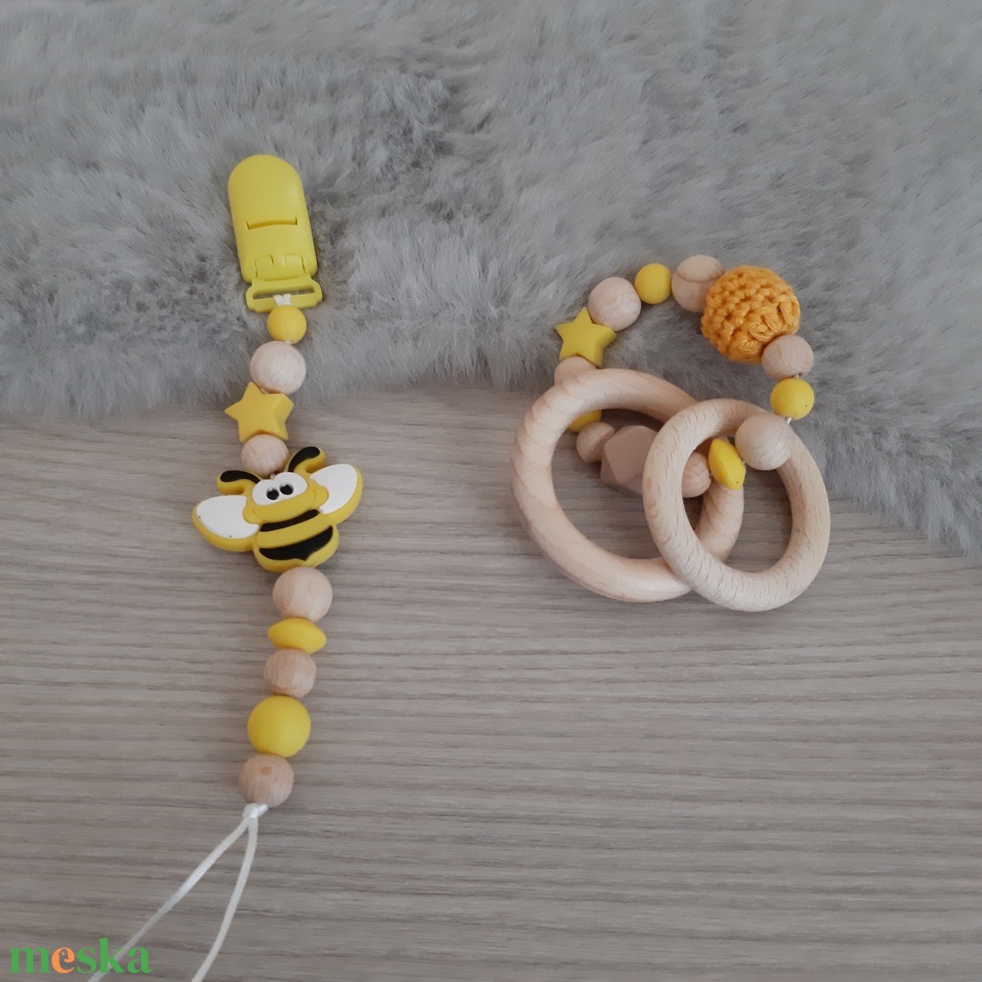 Prémium babaváró közepes szett - zümikés, vidám színvilágban - játék & sport - babalátogató ajándékcsomag - Meska.hu