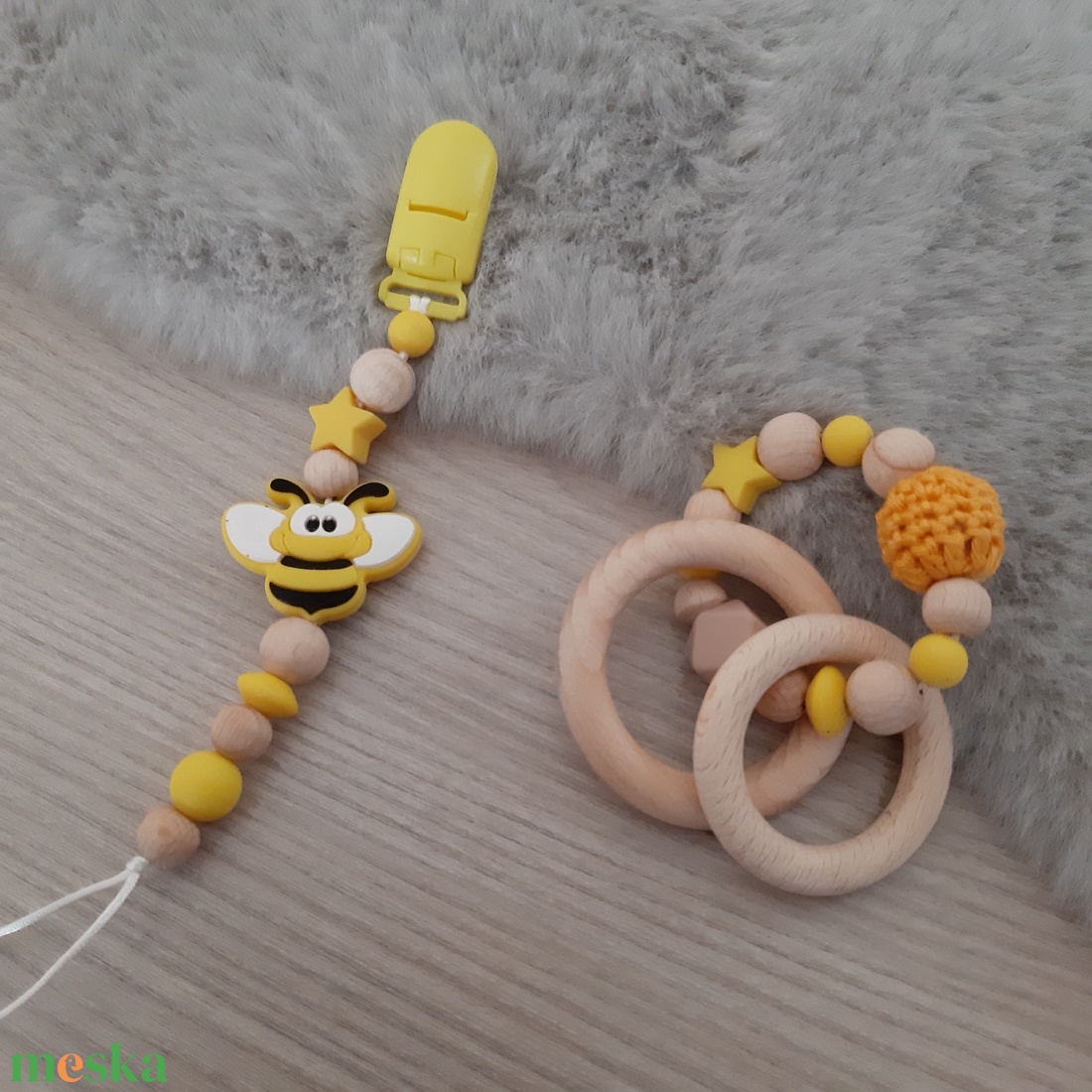 Prémium babaváró közepes szett - zümikés, vidám színvilágban - játék & sport - babalátogató ajándékcsomag - Meska.hu