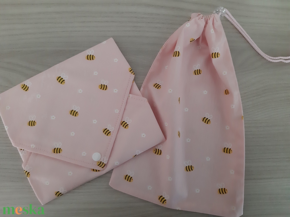 Prémium tízórais szett (2 db-os) gyerekeknek - zümis, csajos színvilágban - otthon & életmód - konyhafelszerelés, tálalás - konyhai textil - szalvéta - Meska.hu