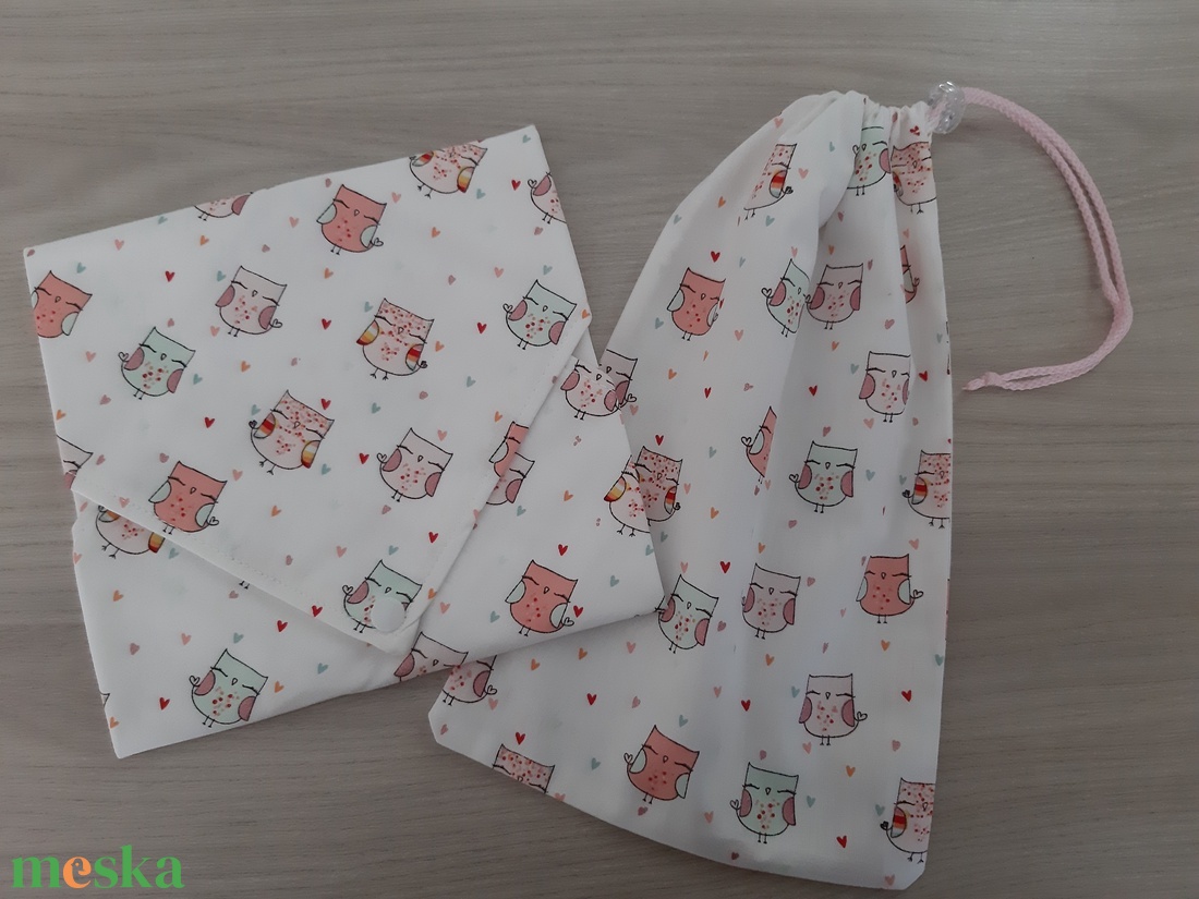 Prémium tízórais szett (2 db-os) gyerekeknek - fehér, baglyos, csajos színvilágban - otthon & életmód - konyhafelszerelés, tálalás - konyhai textil - szalvéta - Meska.hu Prémium tízórais szett (2 db-os) gyerekeknek - fehér, baglyos, csajos színvilágban - otthon & életmód - konyhafelszerelés, tálalás - konyhai textil - szalvéta - Meska.hu