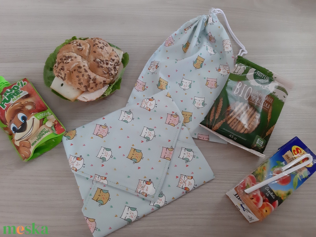 Prémium tízórais szett (2 db-os) gyerekeknek - menta, baglyos, csajos színvilágban - otthon & életmód - konyhafelszerelés, tálalás - konyhai textil - szalvéta - Meska.hu Prémium tízórais szett (2 db-os) gyerekeknek - menta, baglyos, csajos színvilágban - otthon & életmód - konyhafelszerelés, tálalás - konyhai textil - szalvéta - Meska.hu