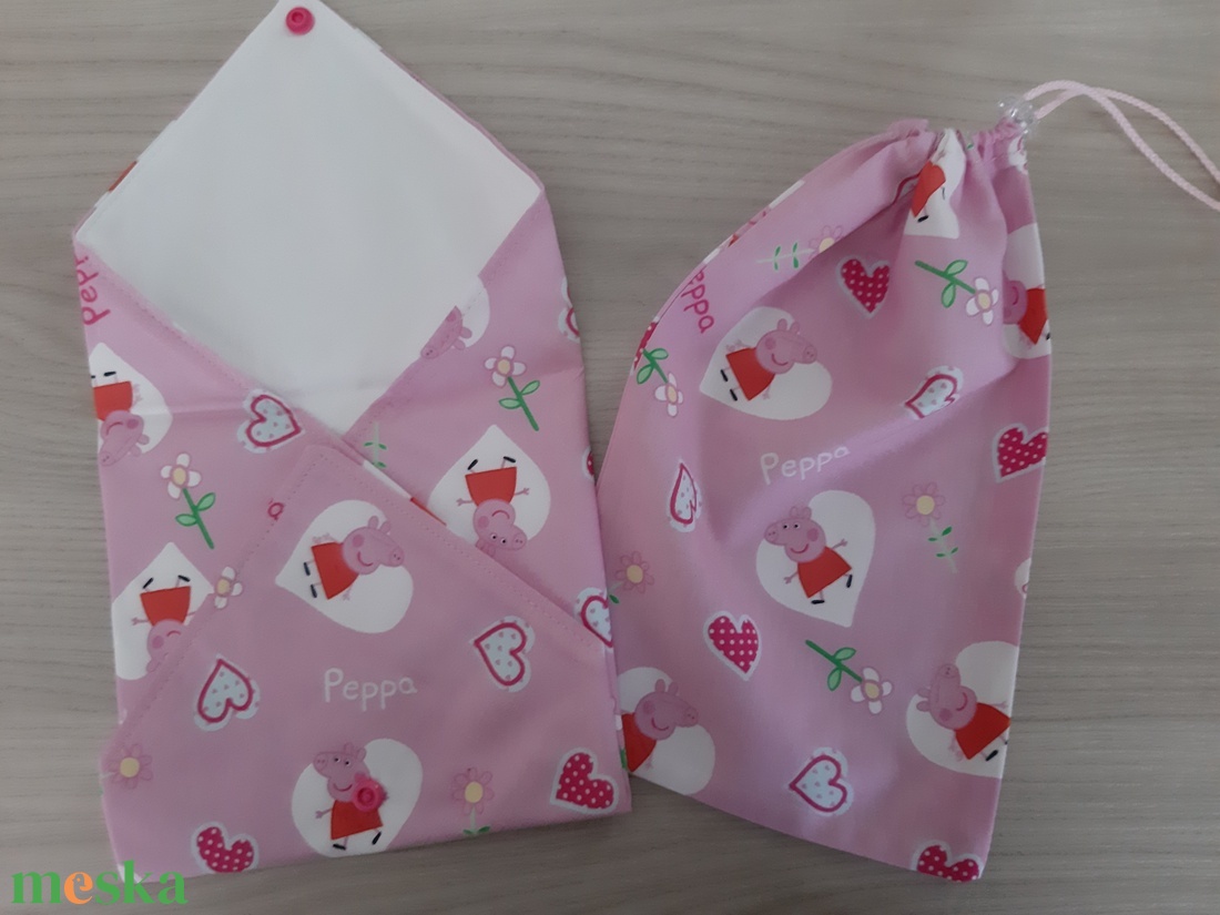 Prémium tízórais szett (2 db-os) gyerekeknek - Peppa, rózsaszín színvilágban - otthon & életmód - konyhafelszerelés, tálalás - konyhai textil - szalvéta - Meska.hu Prémium tízórais szett (2 db-os) gyerekeknek - Peppa, rózsaszín színvilágban - otthon & életmód - konyhafelszerelés, tálalás - konyhai textil - szalvéta - Meska.hu