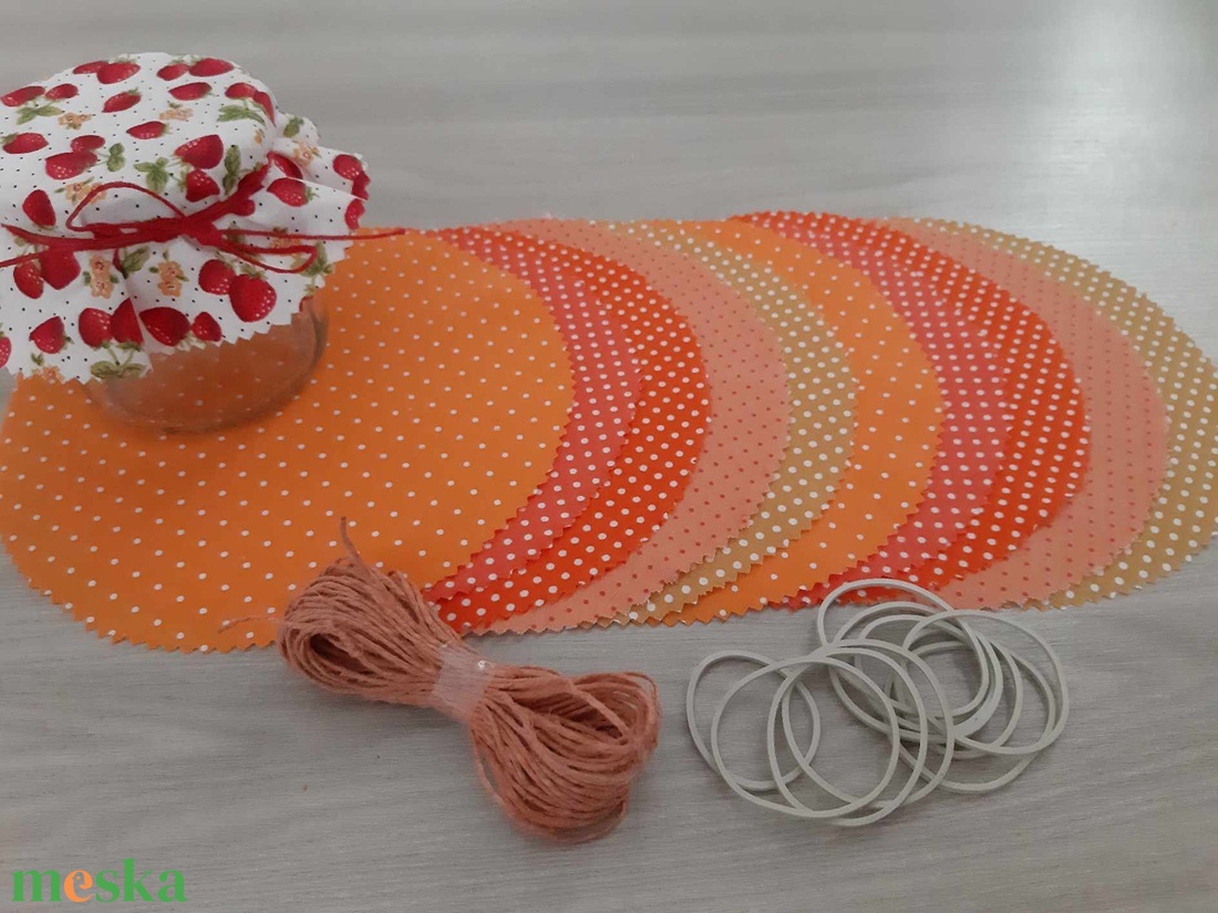 Befőttes tető szett - 10 db-os, sárga színvariációk, pötyis (barack) - otthon & életmód - konyhafelszerelés, tálalás - konyhai textil - edényfogó & edényfedő - Meska.hu Befőttes tető szett - 10 db-os, sárga színvariációk, pötyis (barack) - otthon & életmód - konyhafelszerelés, tálalás - konyhai textil - edényfogó & edényfedő - Meska.hu