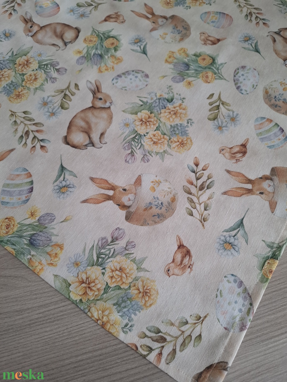 Húsvéti asztalközép nyuszkós, pasztelles színvilágban - otthon & életmód - konyhafelszerelés, tálalás - tálalás - tálalás - Meska.hu